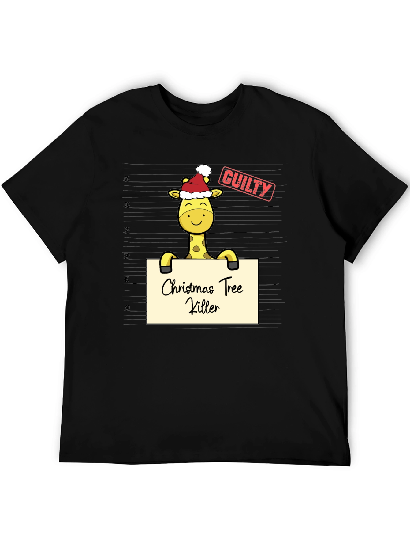 Christmas Tree Killer Giraffe Tee