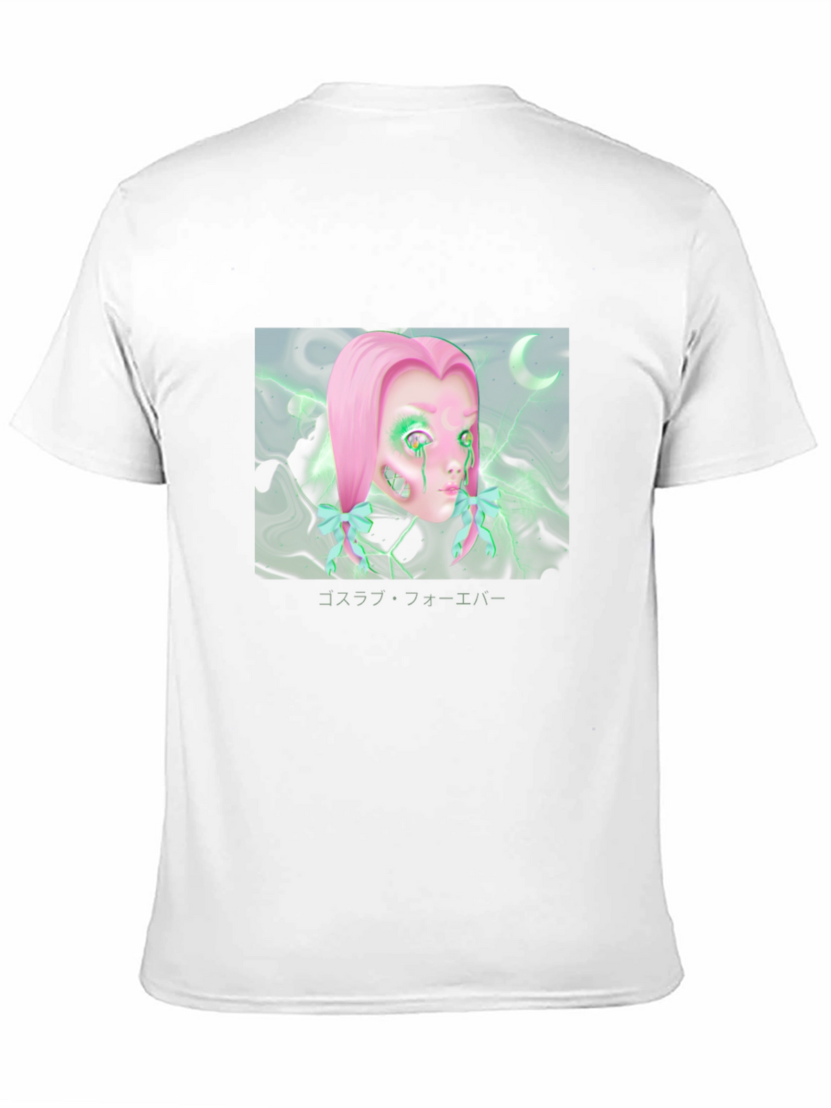 Goth Aesthetic T-Shirt with Doll Graphic