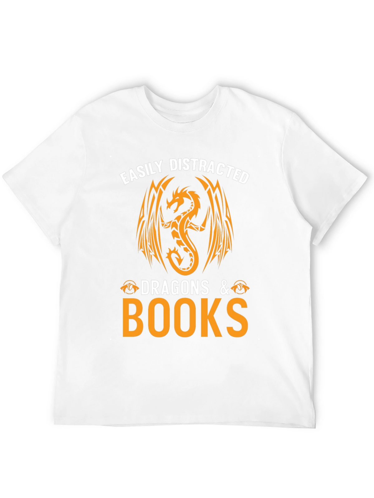 Easily Distracted by Dragons & Books T-Shirt