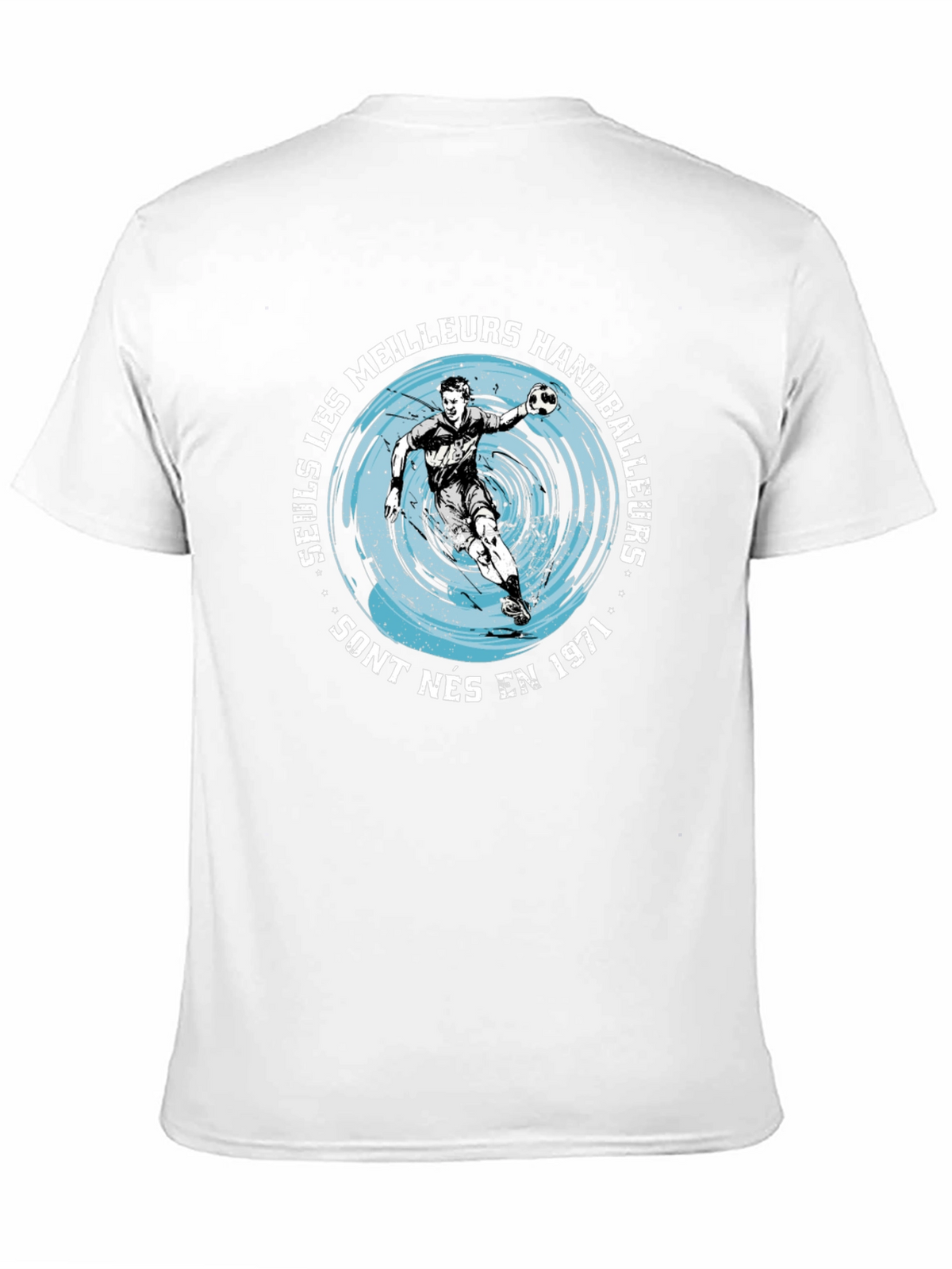 Handball Player Graphic T-Shirt - Born in 1971