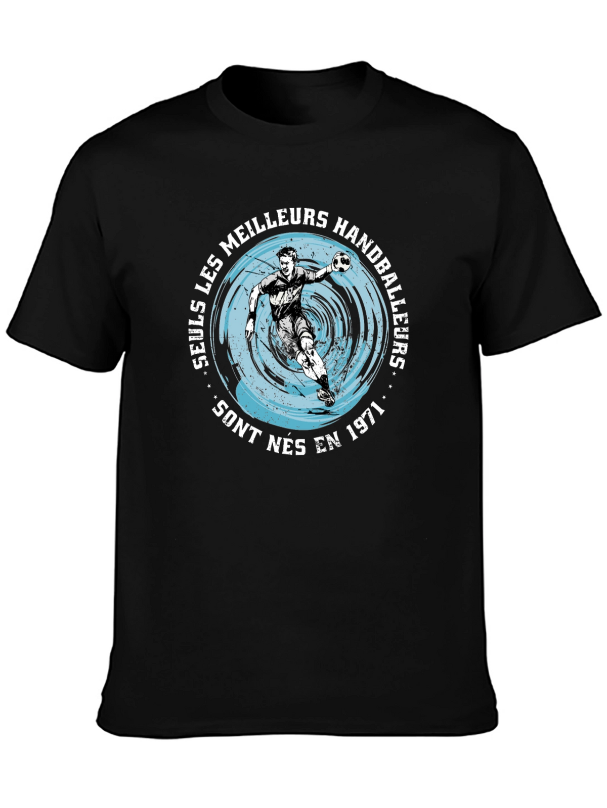 Handball Player Graphic T-Shirt - Born in 1971