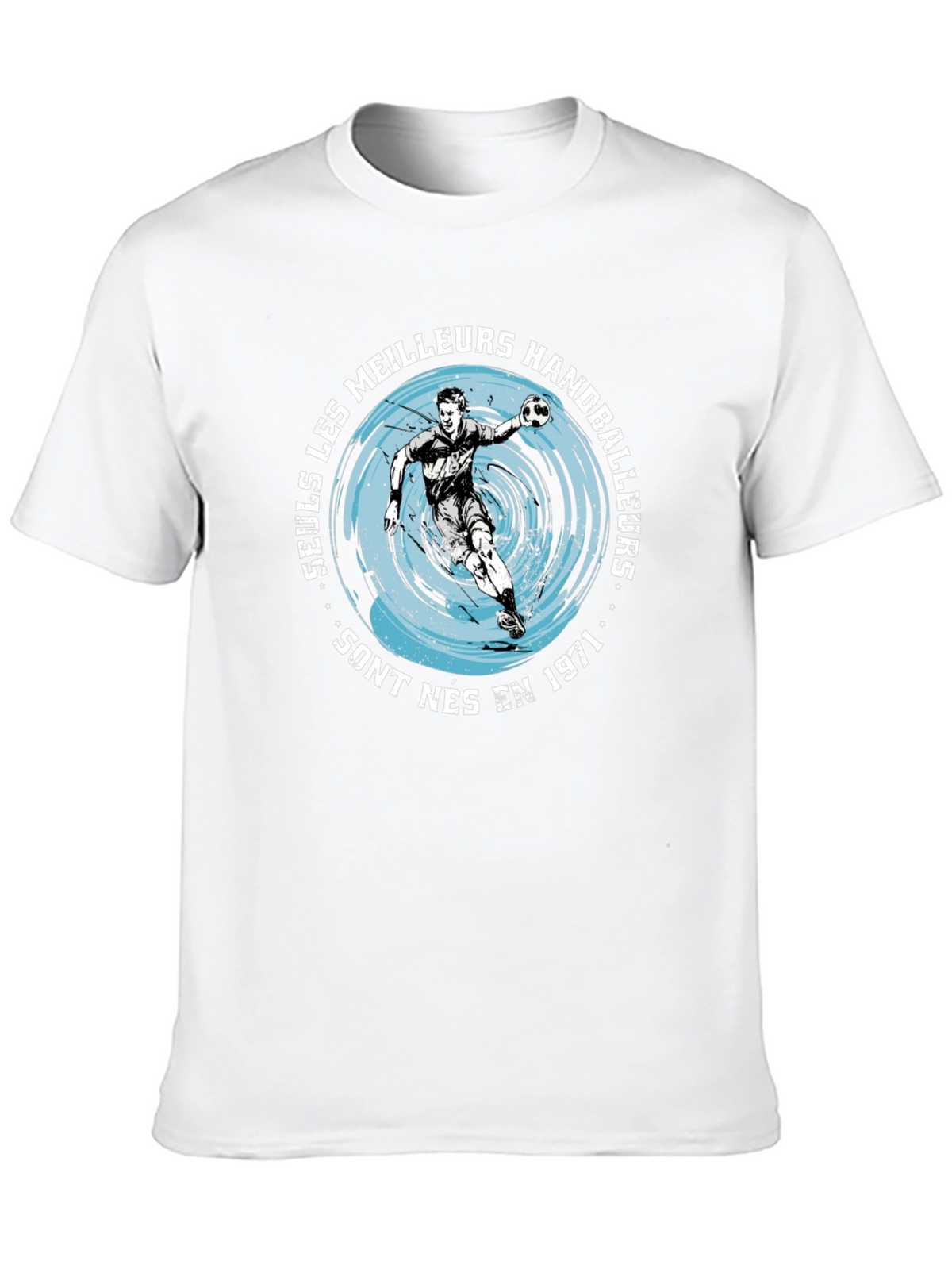 Handball Player Graphic T-Shirt - Born in 1971