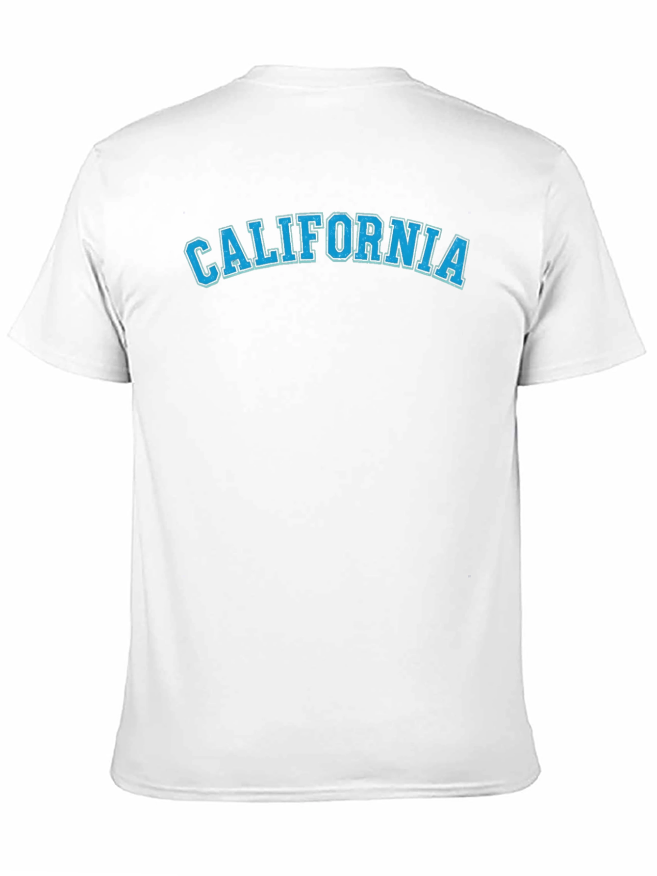 California T-Shirt - Classic Collegiate Style - Black