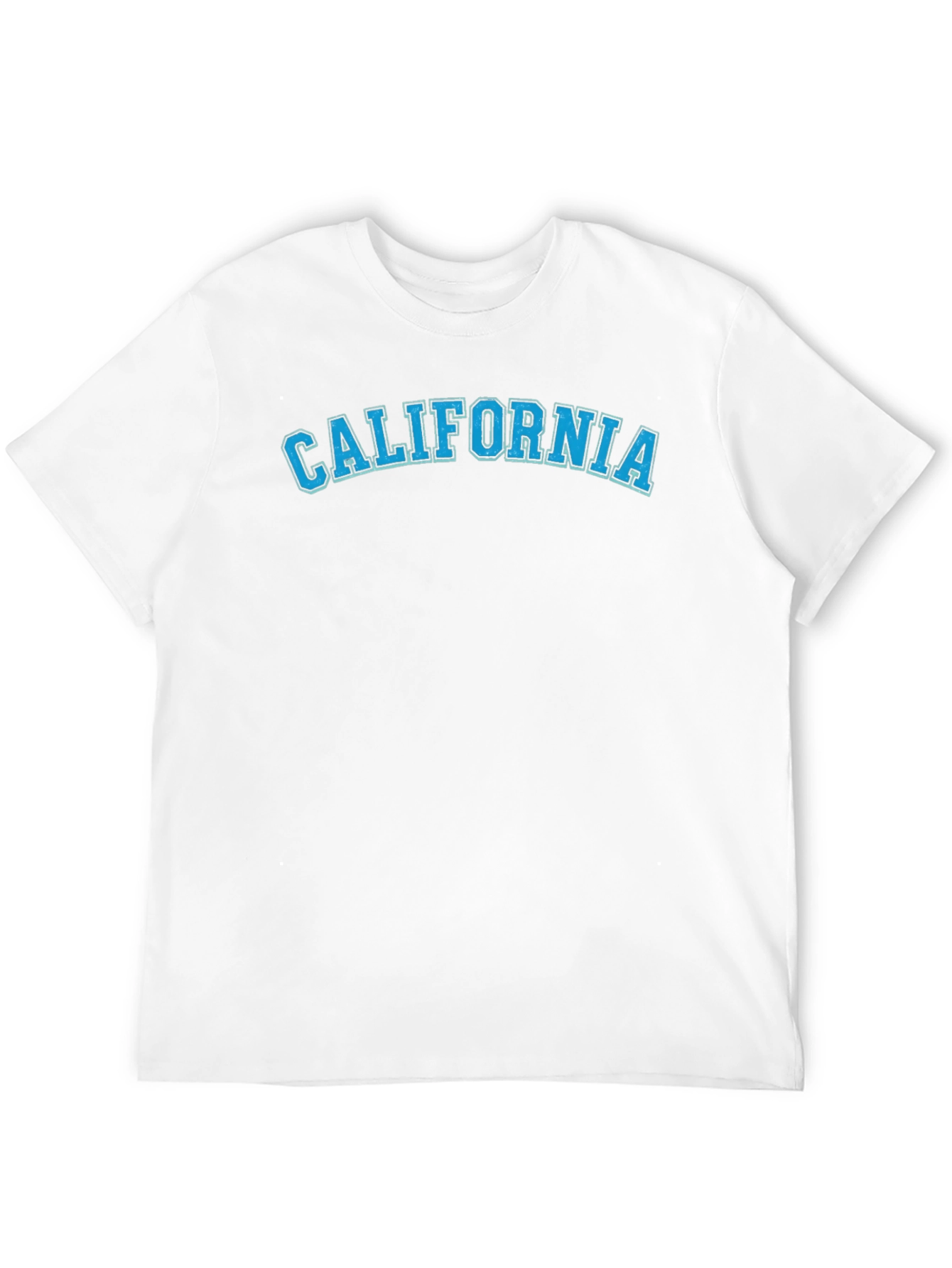 California T-Shirt - Classic Collegiate Style - Black