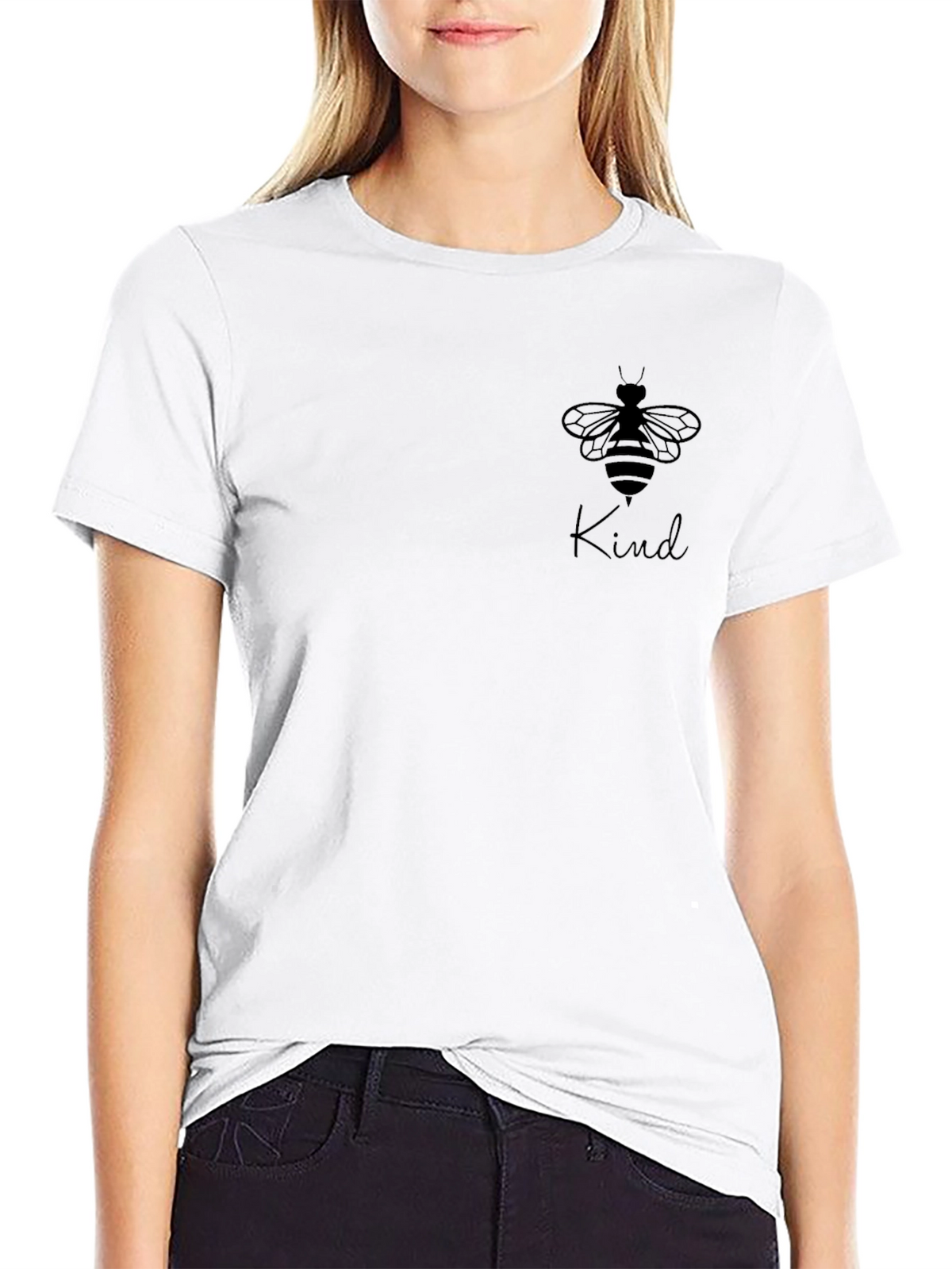Kind Bee Graphic Tee - Black