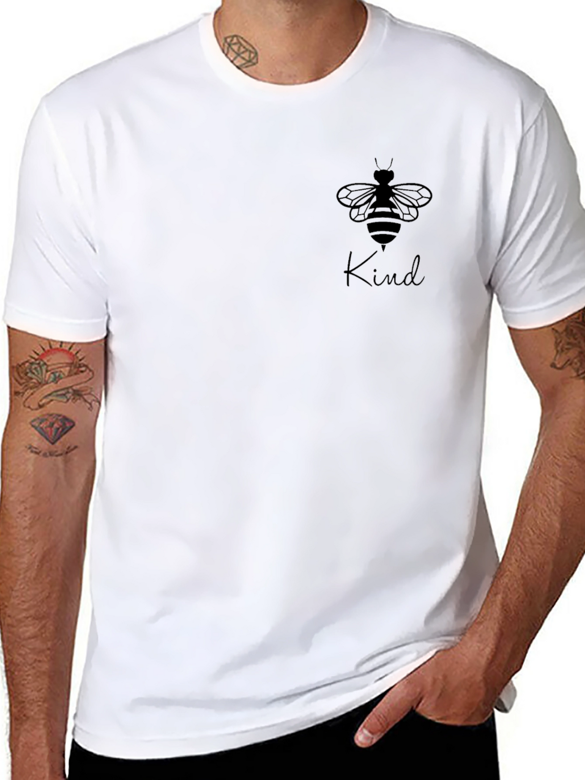 Kind Bee Graphic Tee - Black