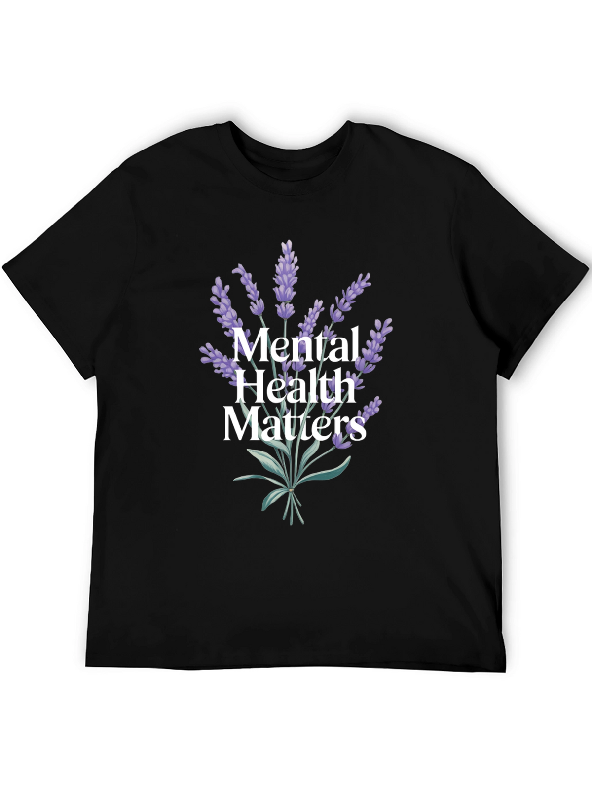 Mental Health Matters Lavender Graphic Tee