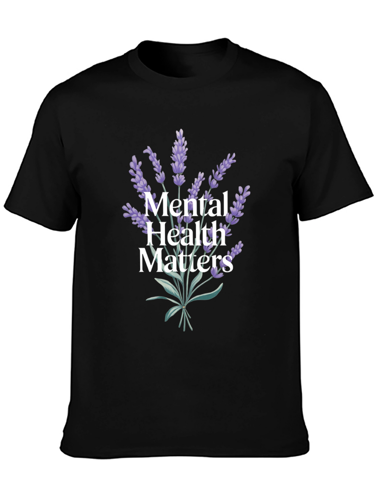 Mental Health Matters Lavender Graphic Tee