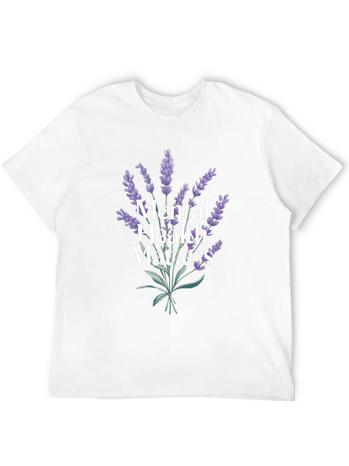 Mental Health Matters Lavender Graphic Tee