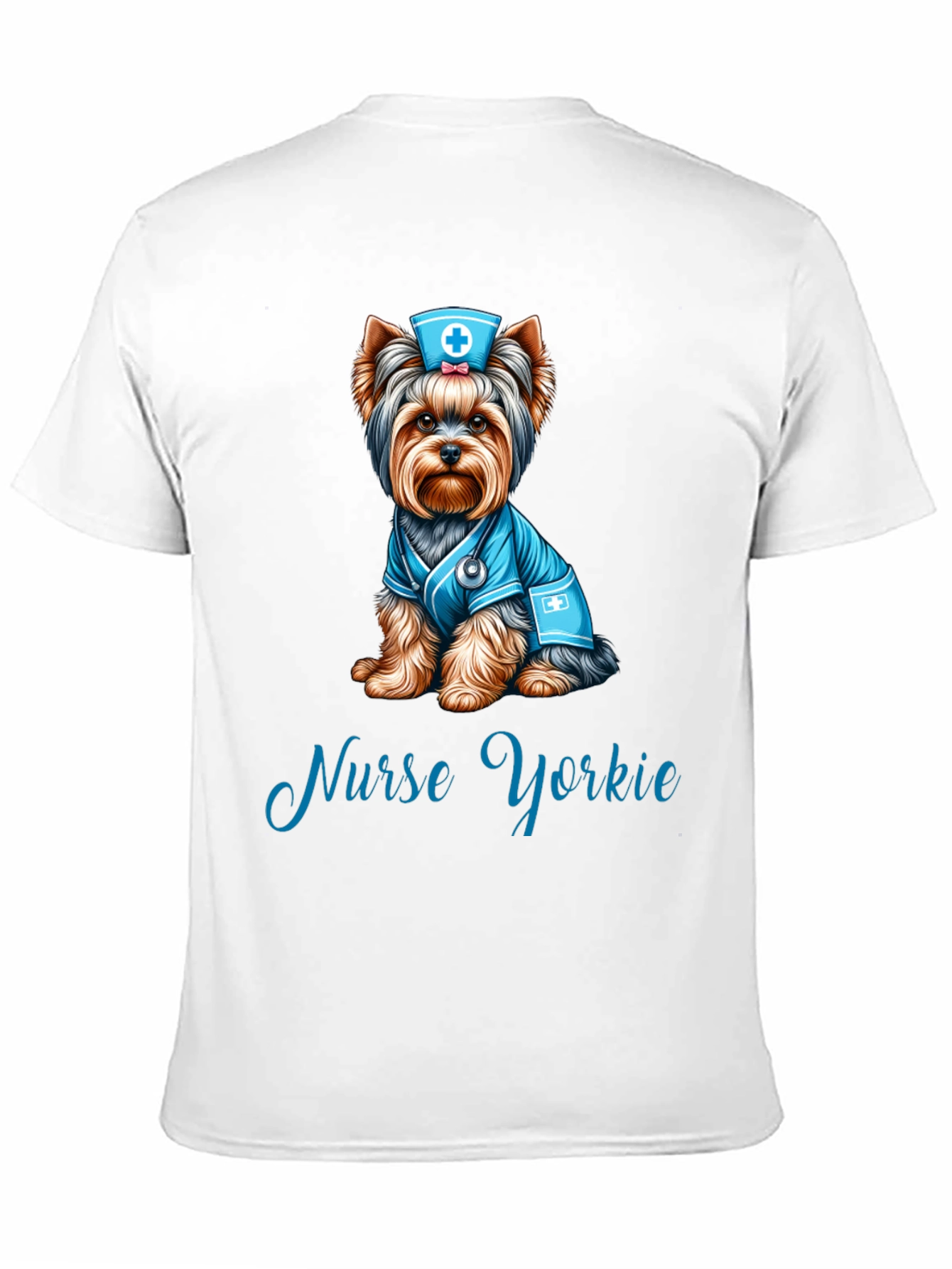 Nurse Yorkie T-Shirt: Adorable Dog Lover Tee