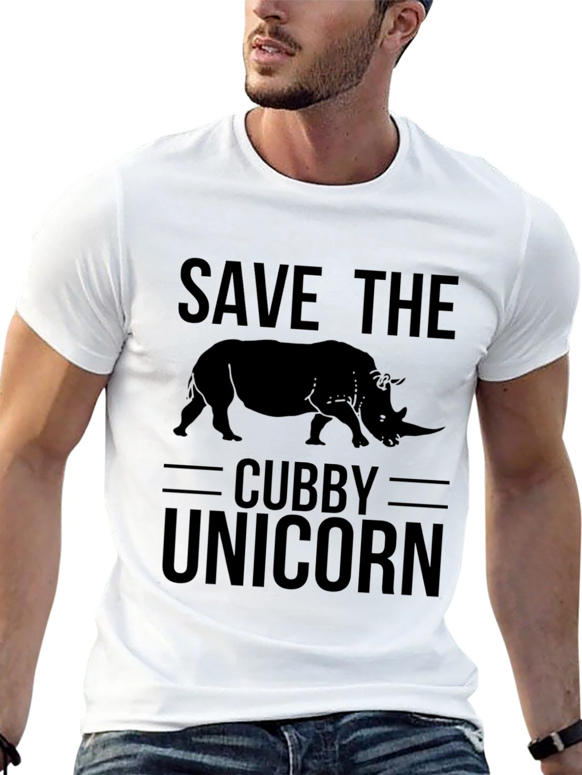 Save the Cubby Unicorn Graphic Tee