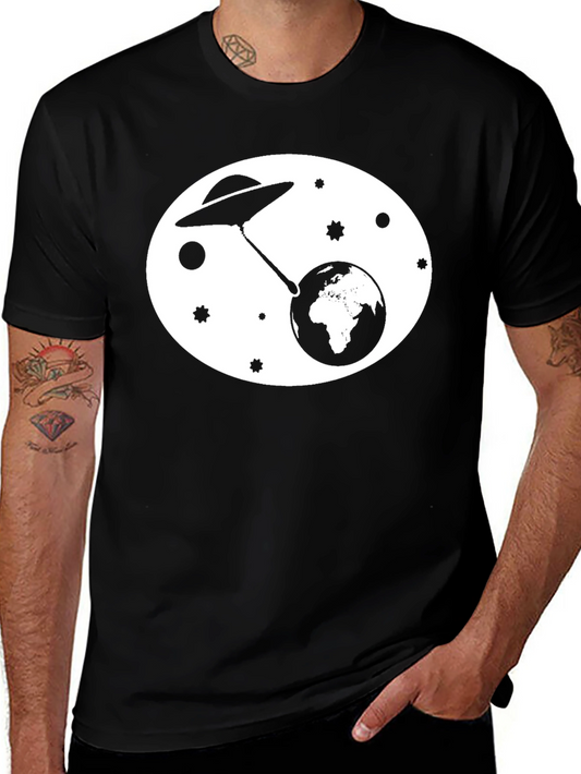 UFO Abduction Earth Graphic Tee
