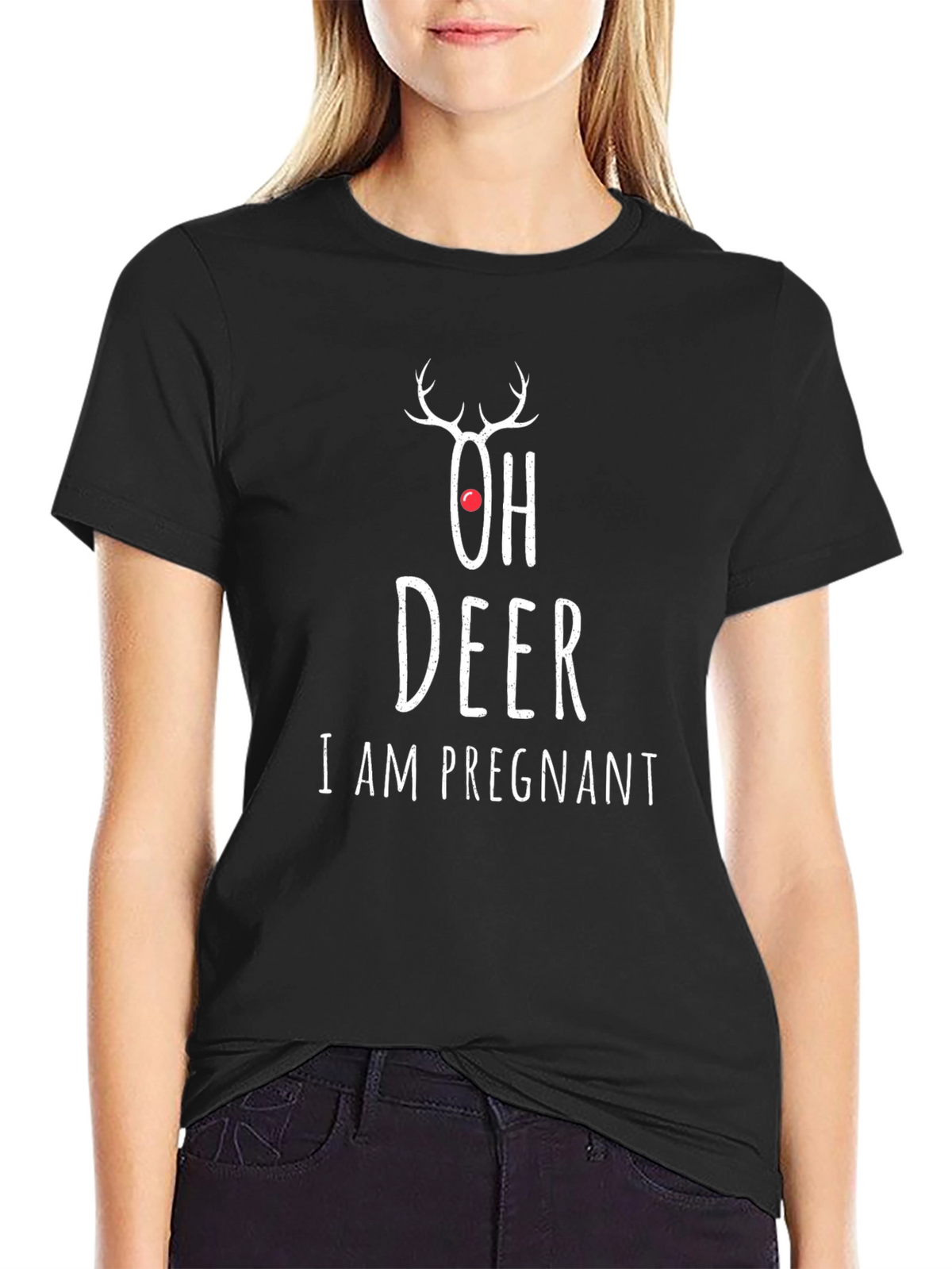 Oh Deer I Am Pregnant T-Shirt