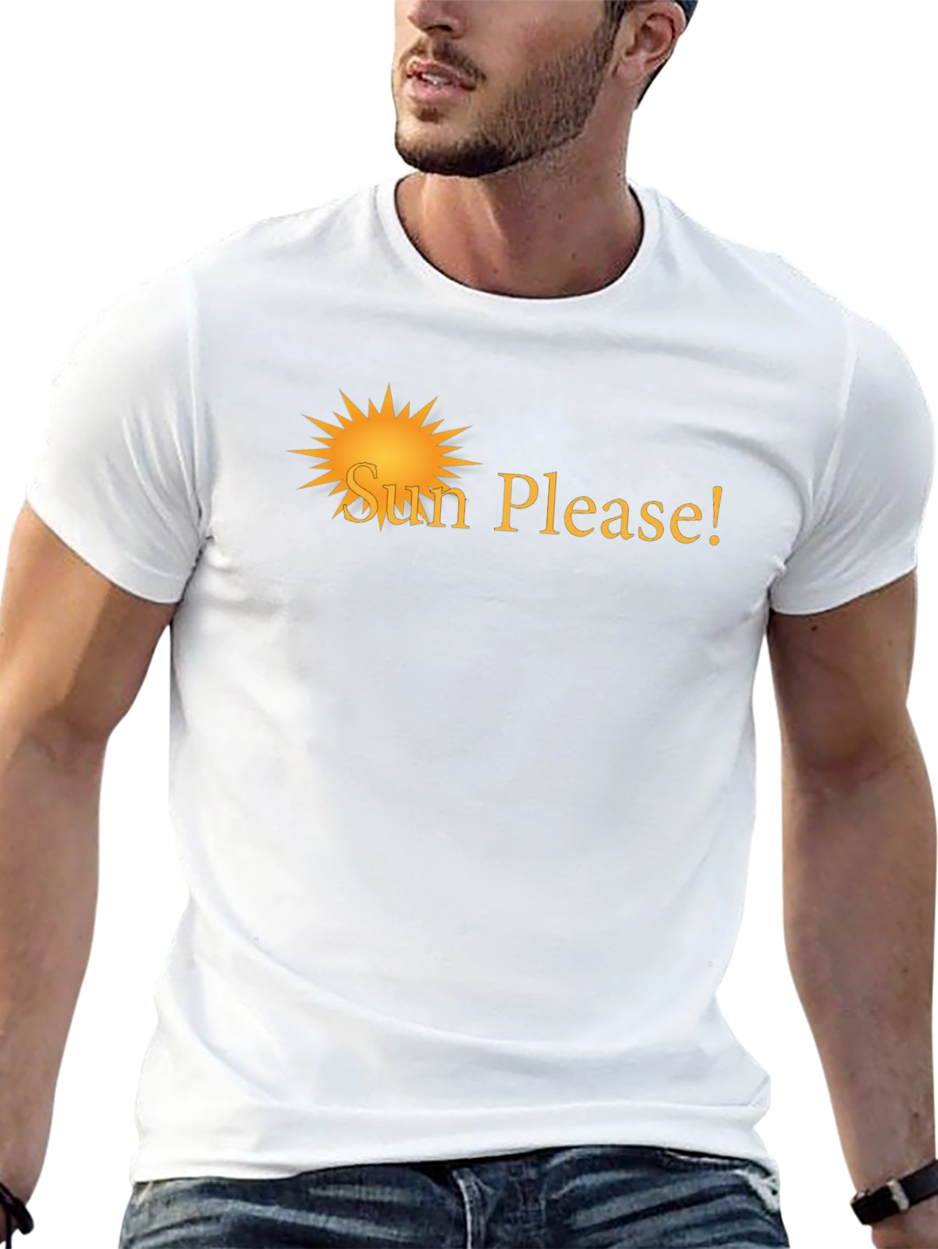 Sun Please! Graphic Tee - Soft & Stylish