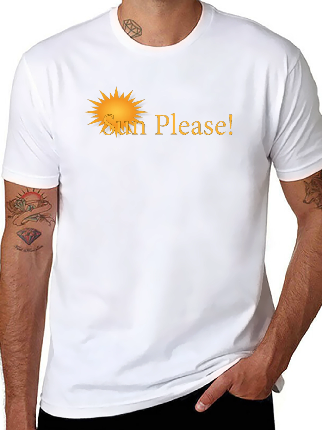 Sun Please! Graphic Tee - Soft & Stylish