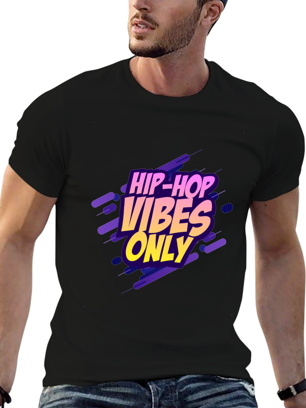 Hip-Hop Vibes Only Graphic Tee