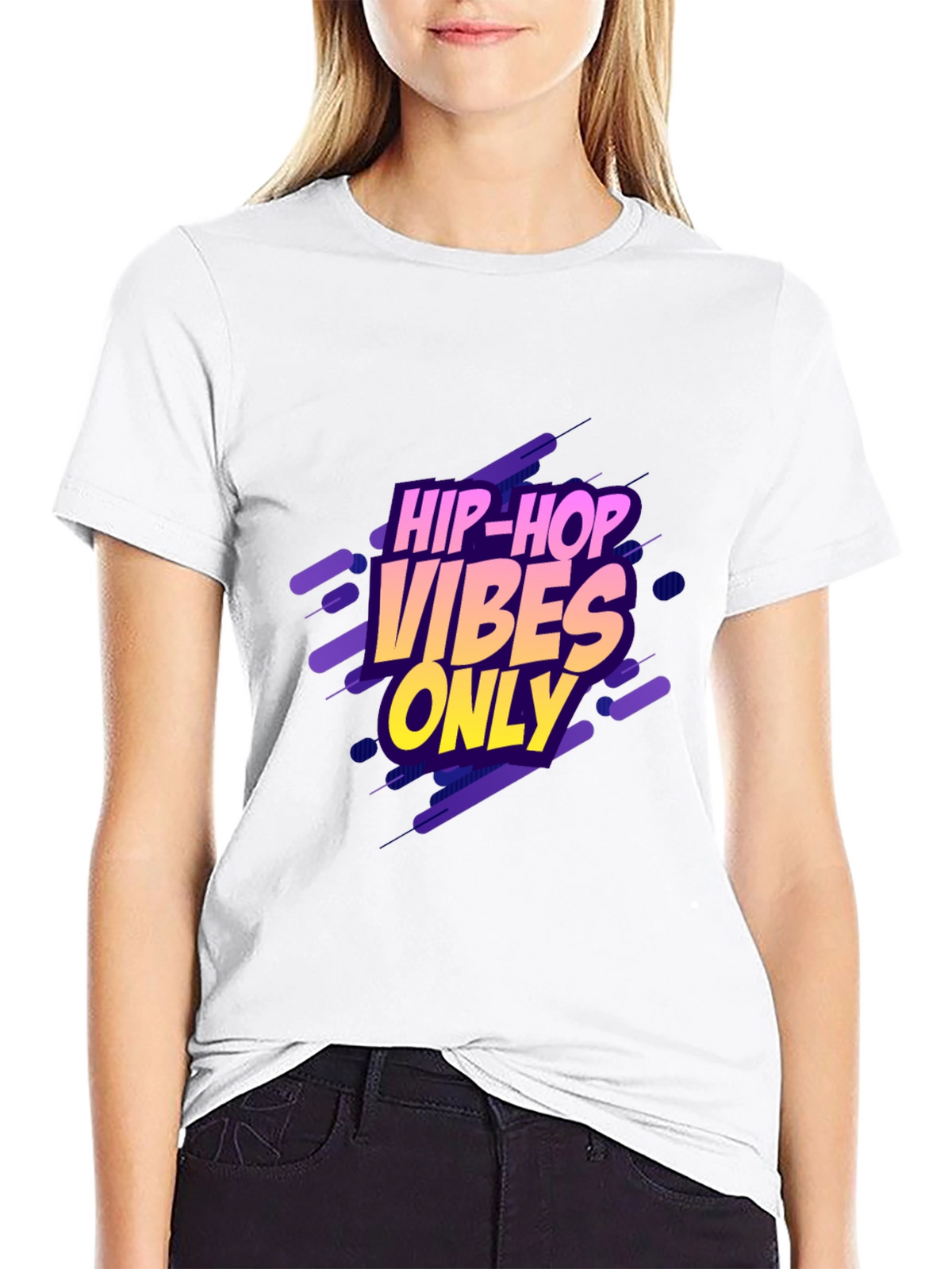 Hip-Hop Vibes Only Graphic Tee