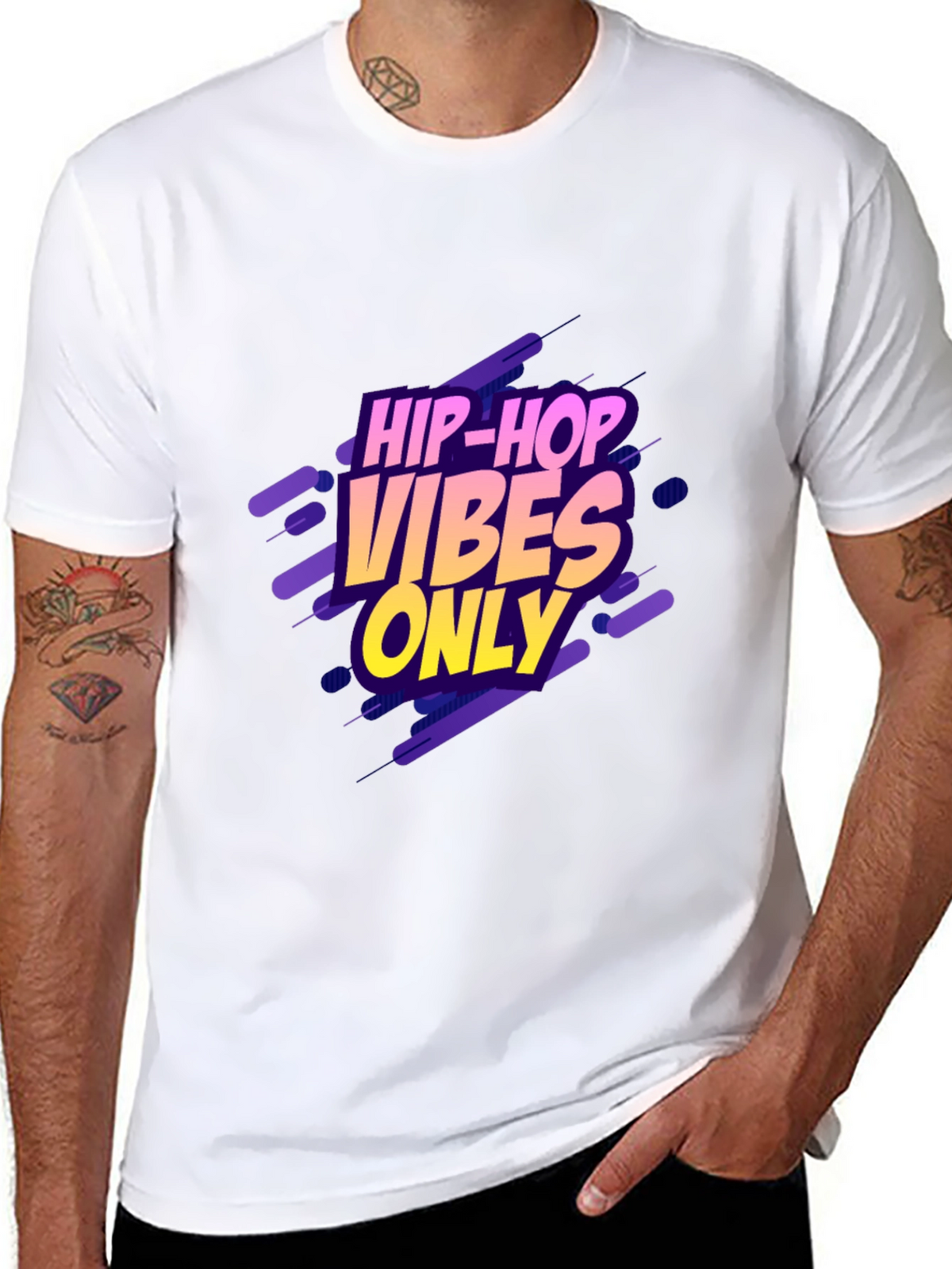 Hip-Hop Vibes Only Graphic Tee