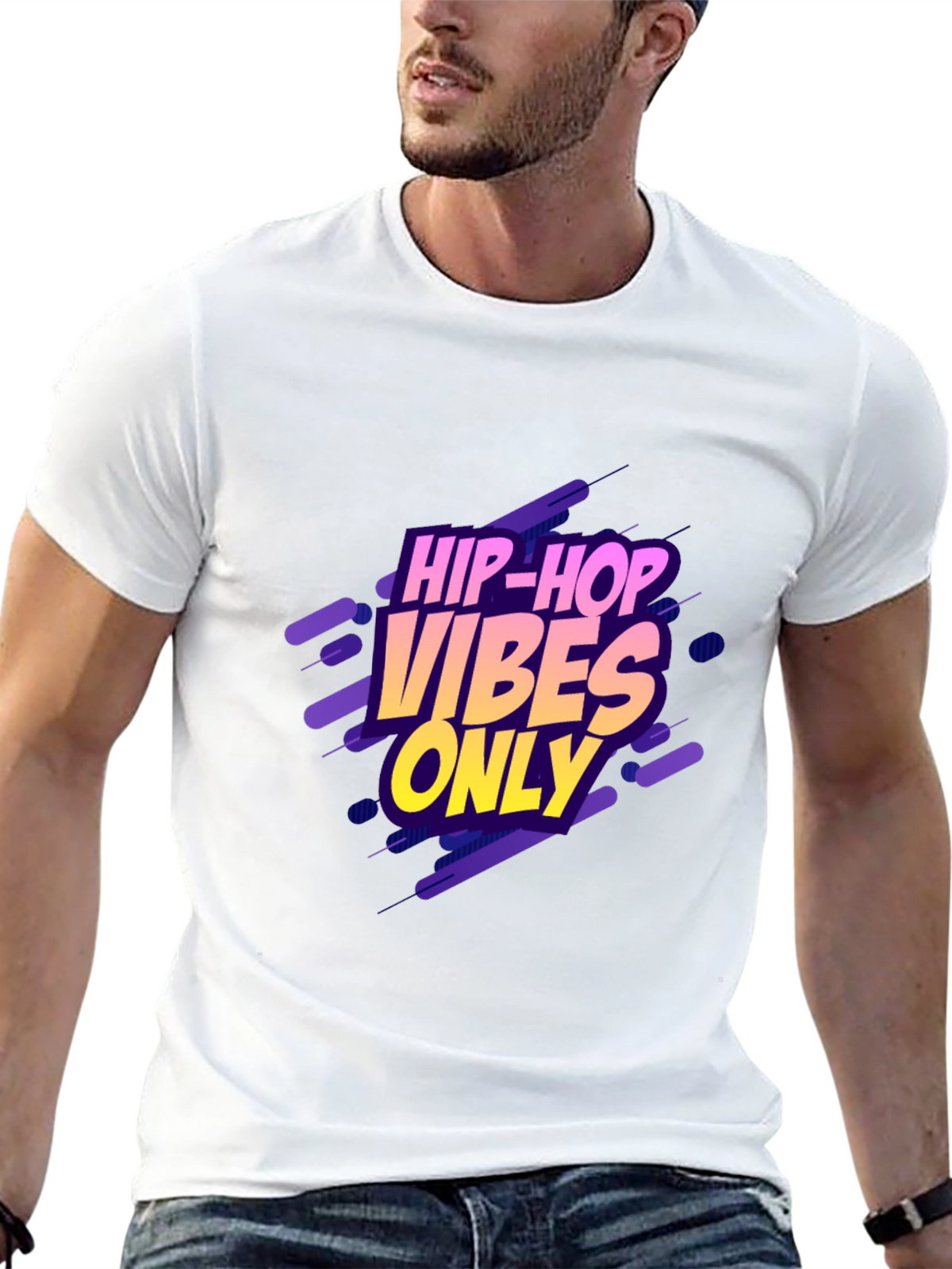 Hip-Hop Vibes Only Graphic Tee