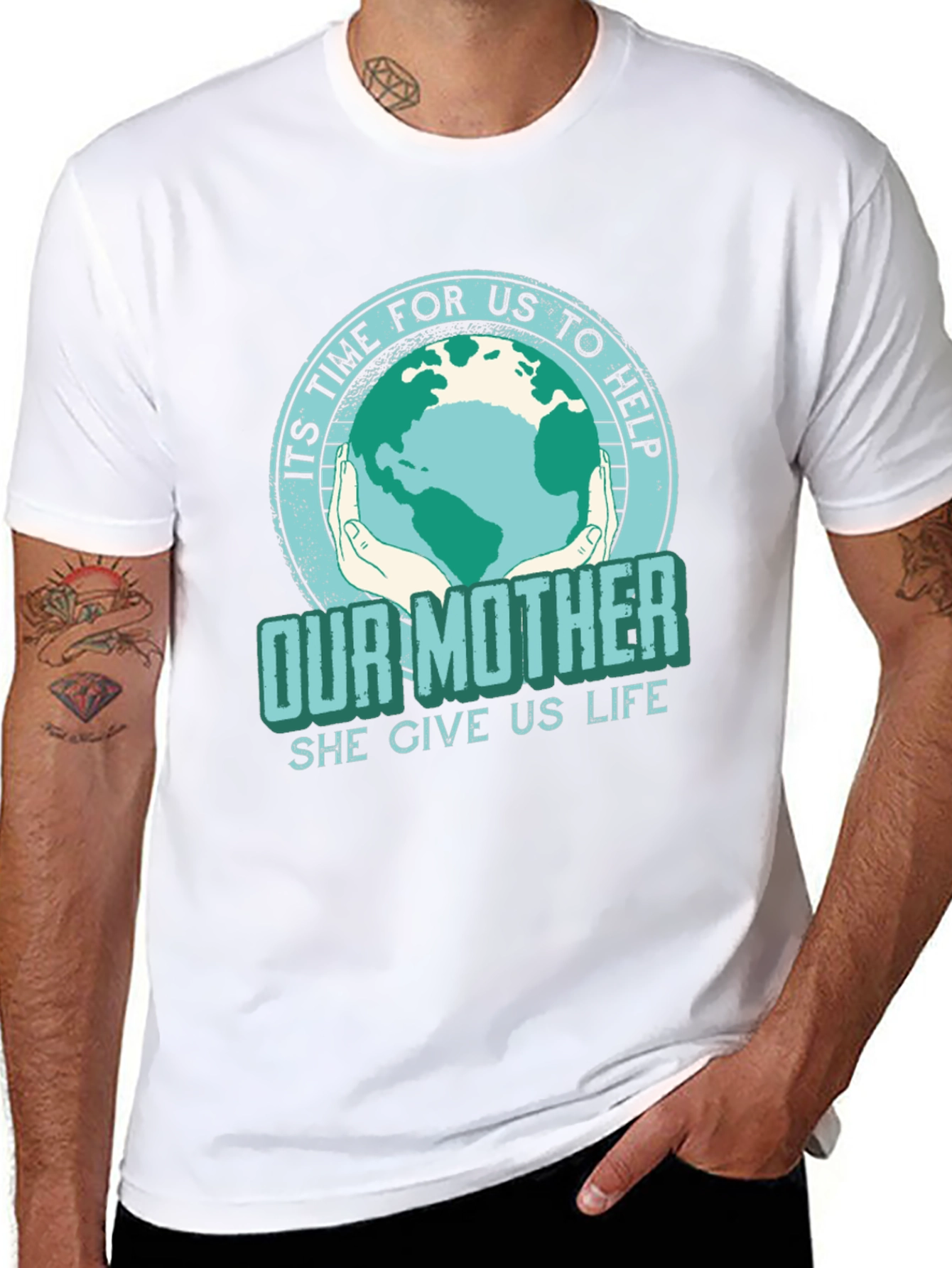 Earth Day T-Shirt: Its Time to Help Our Mother