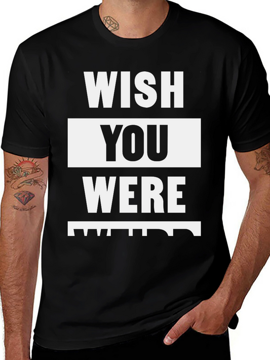 Wish You Were Here Black T-Shirt