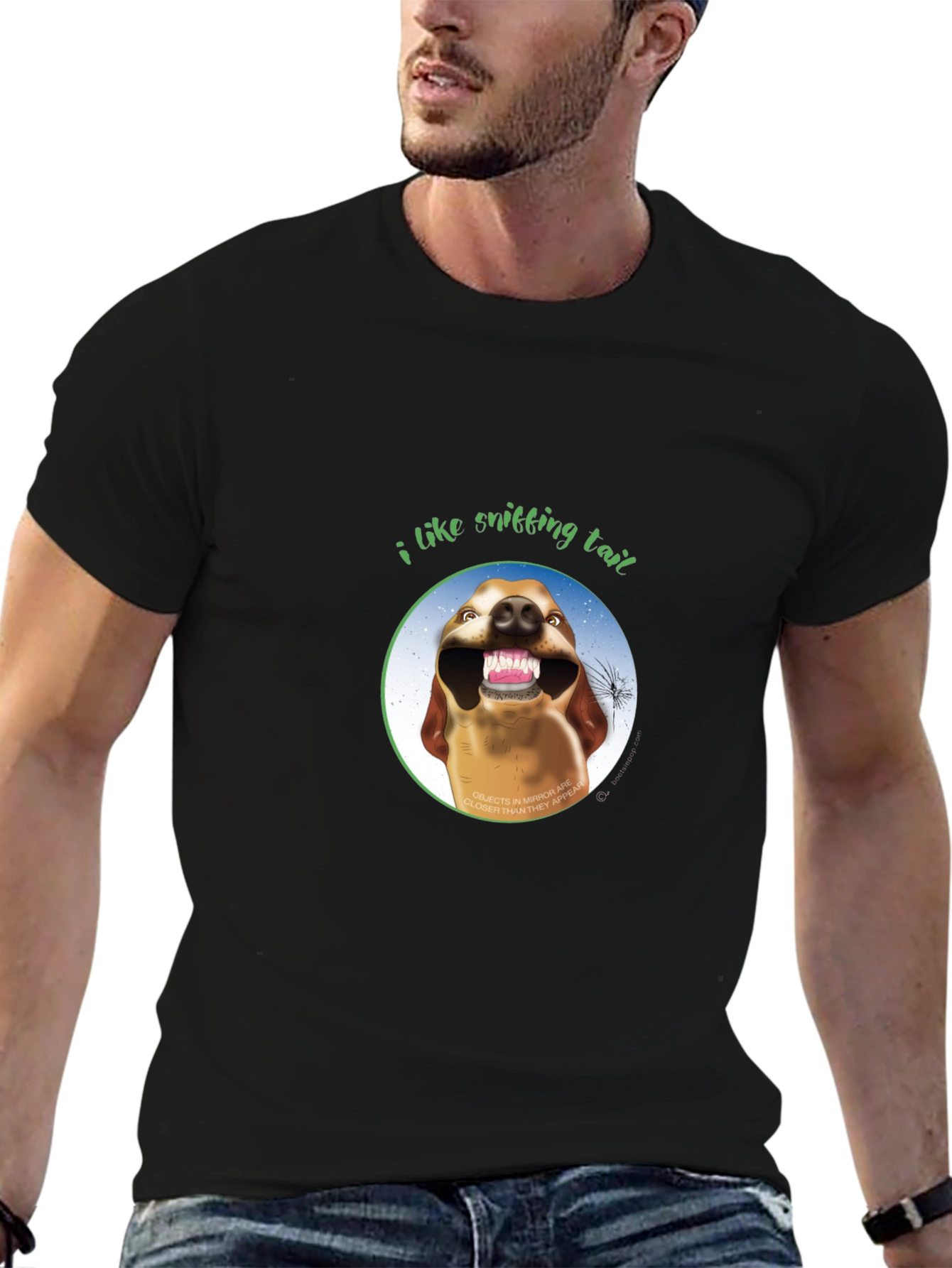 I Like Sniffing Tail Funny Dog T-Shirt