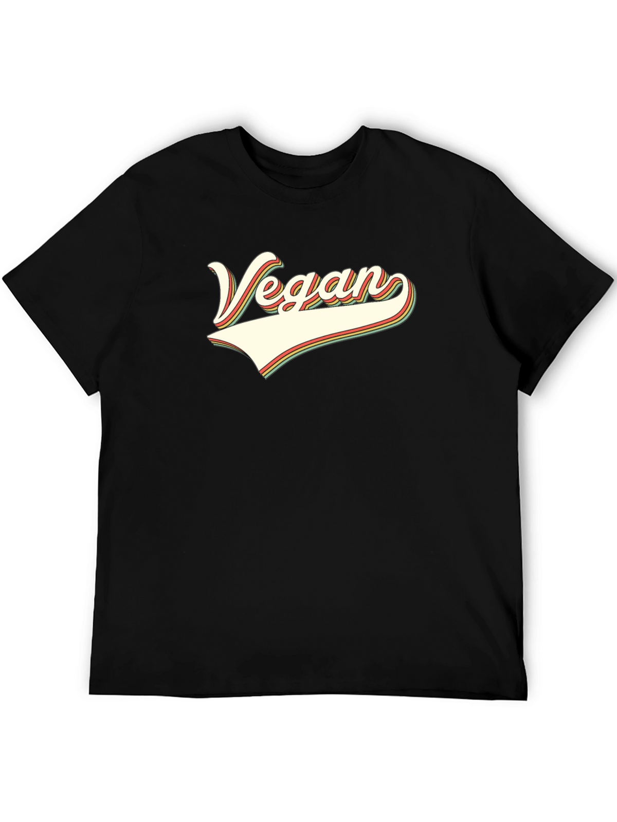 Vegan Retro Style Graphic T-Shirt
