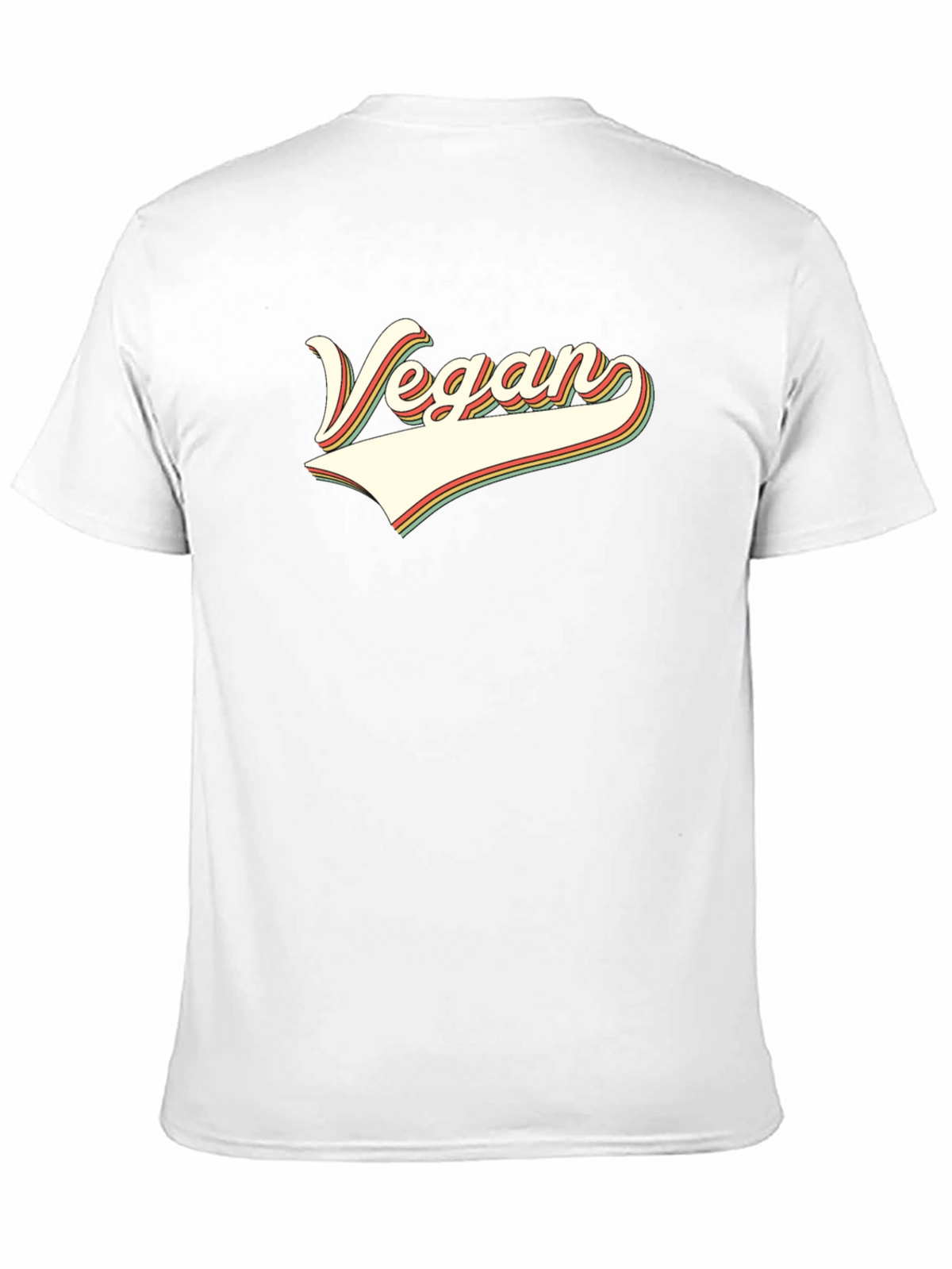 Vegan Retro Style Graphic T-Shirt