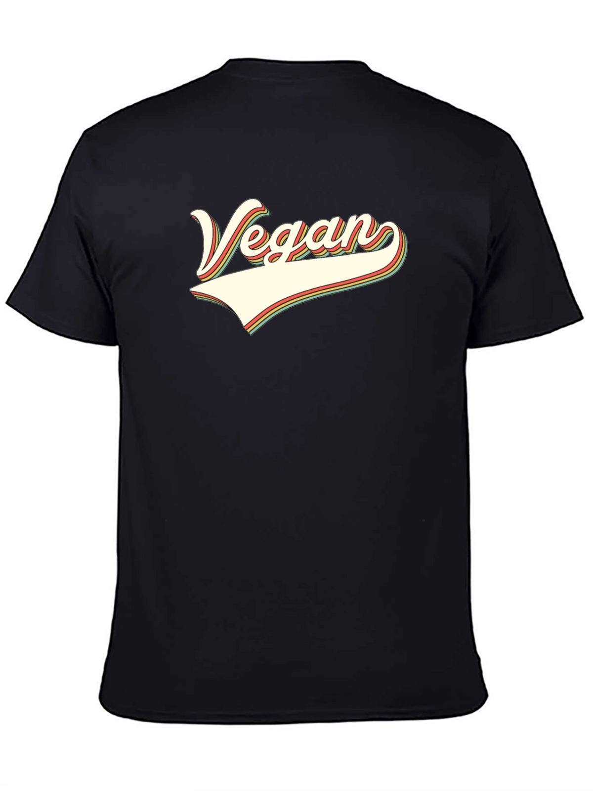 Vegan Retro Style Graphic T-Shirt