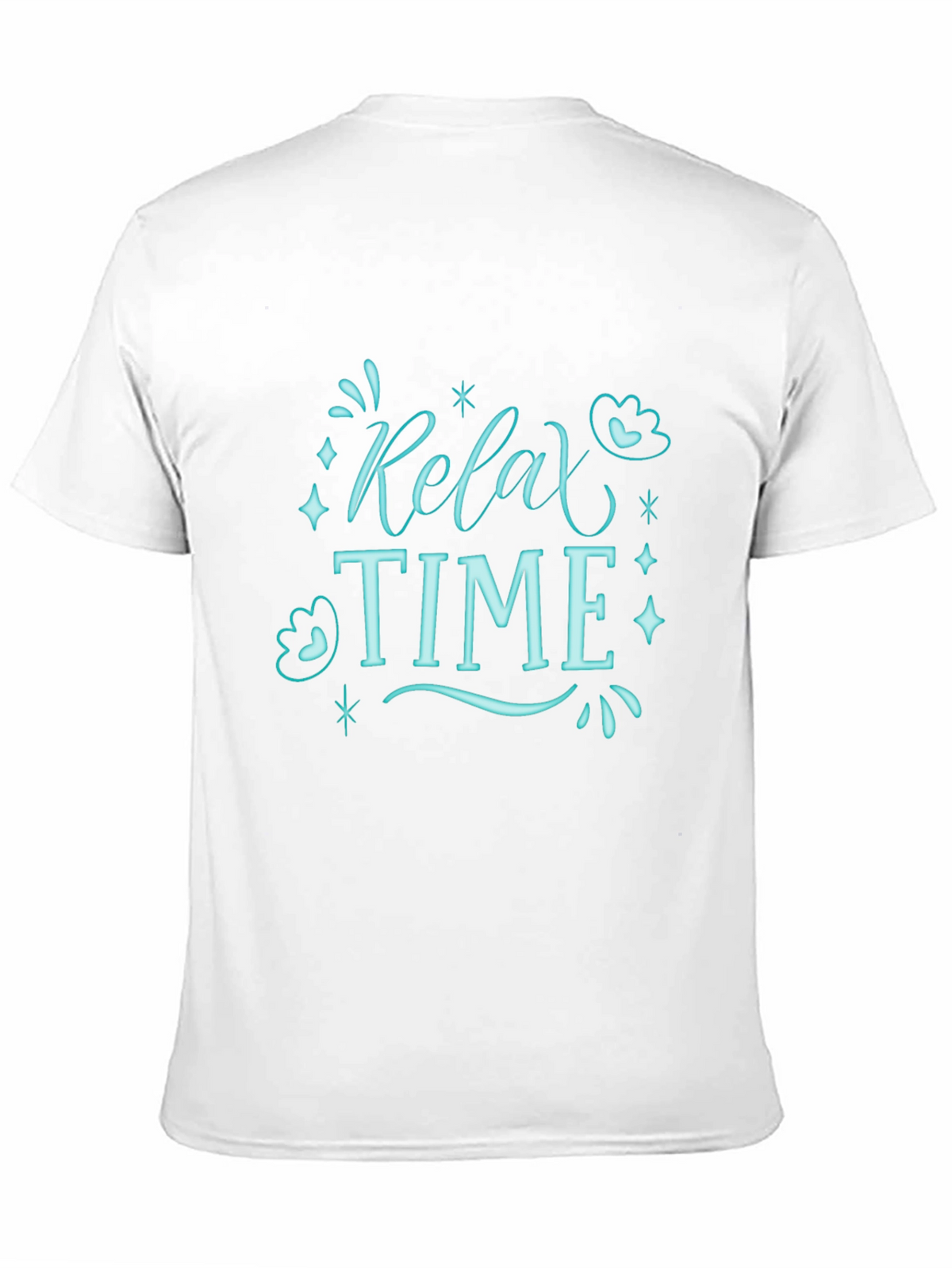 Relax Time Black Graphic Tee