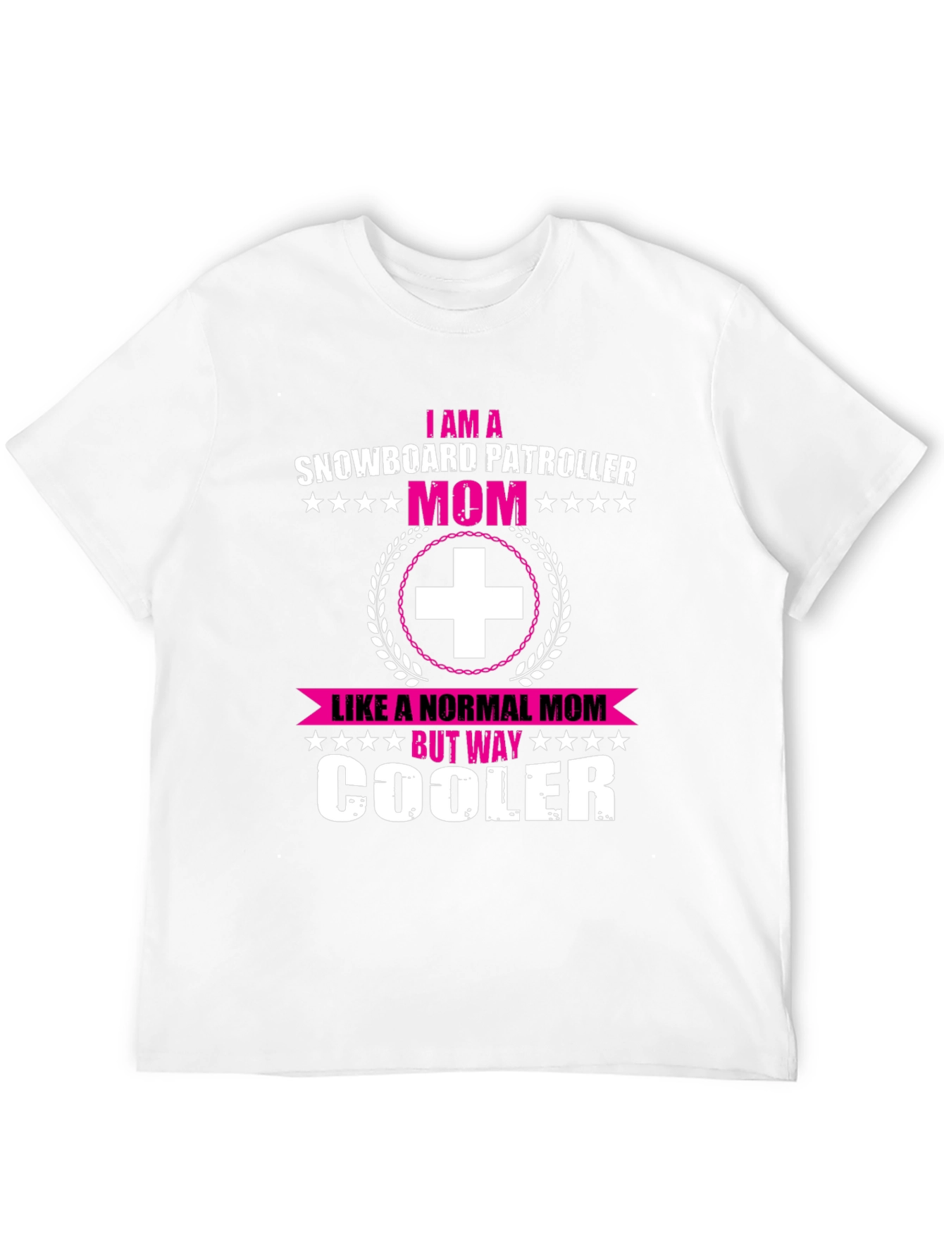 Snowboard Patroller Mom Graphic T-Shirt