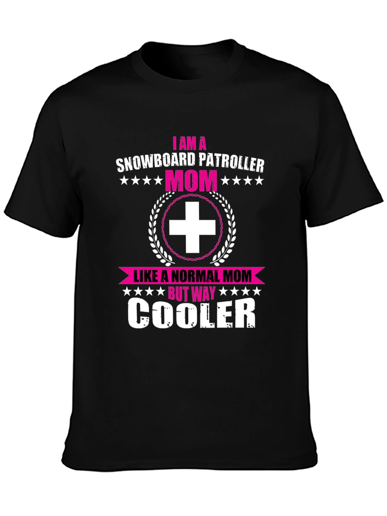 Snowboard Patroller Mom Graphic T-Shirt