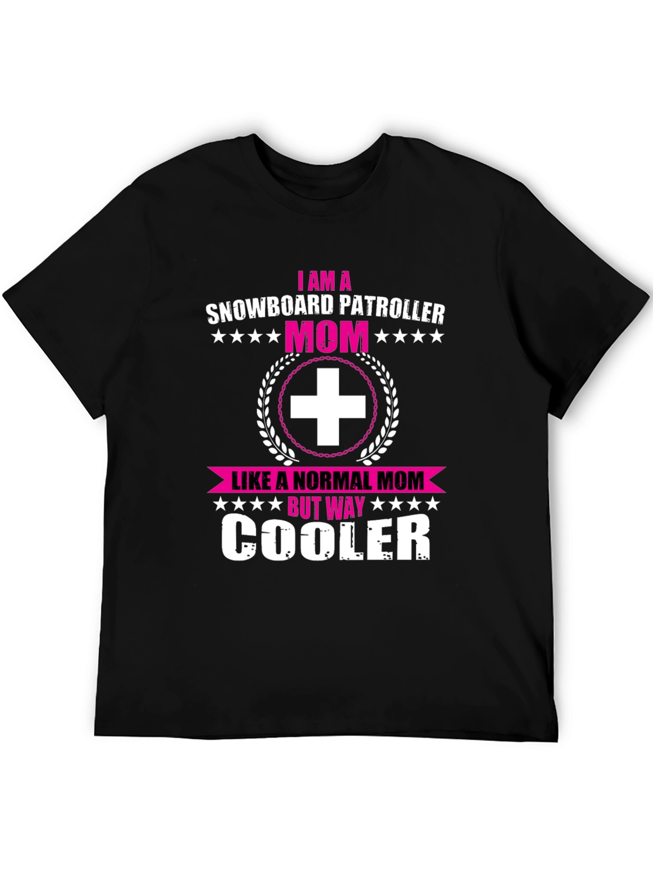 Snowboard Patroller Mom Graphic T-Shirt