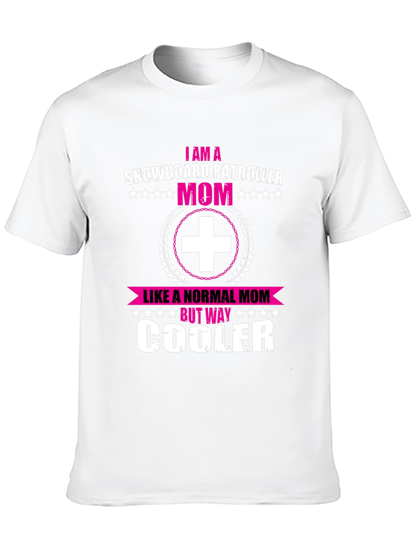Snowboard Patroller Mom Graphic T-Shirt