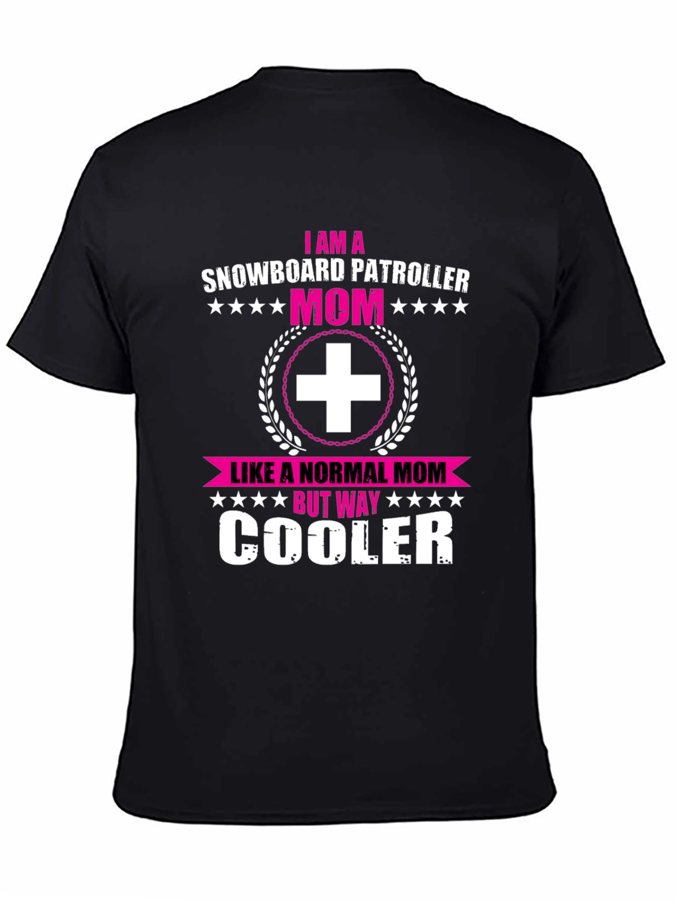 Snowboard Patroller Mom Graphic T-Shirt