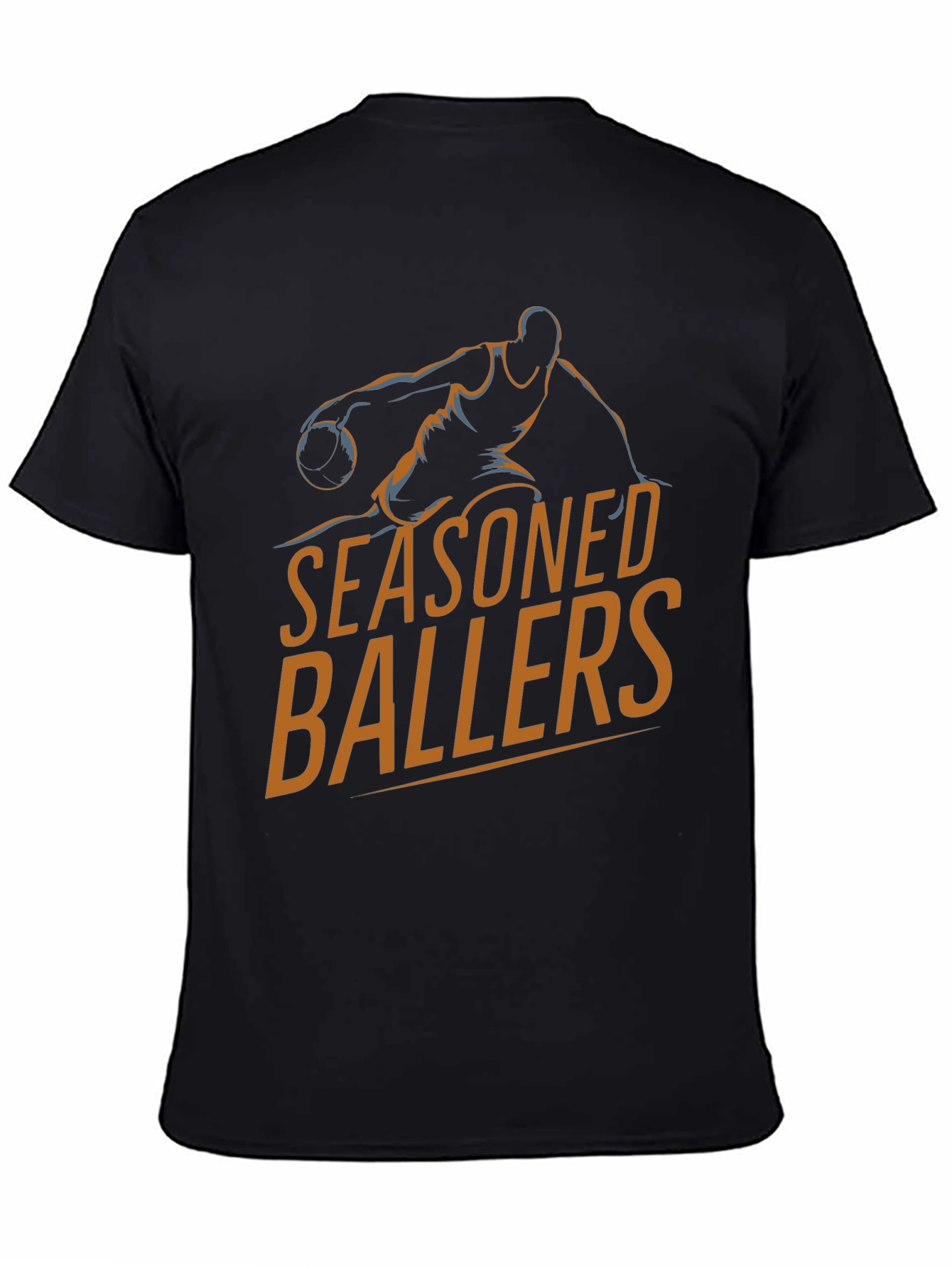Seasoned Ballers Black Graphic Tee