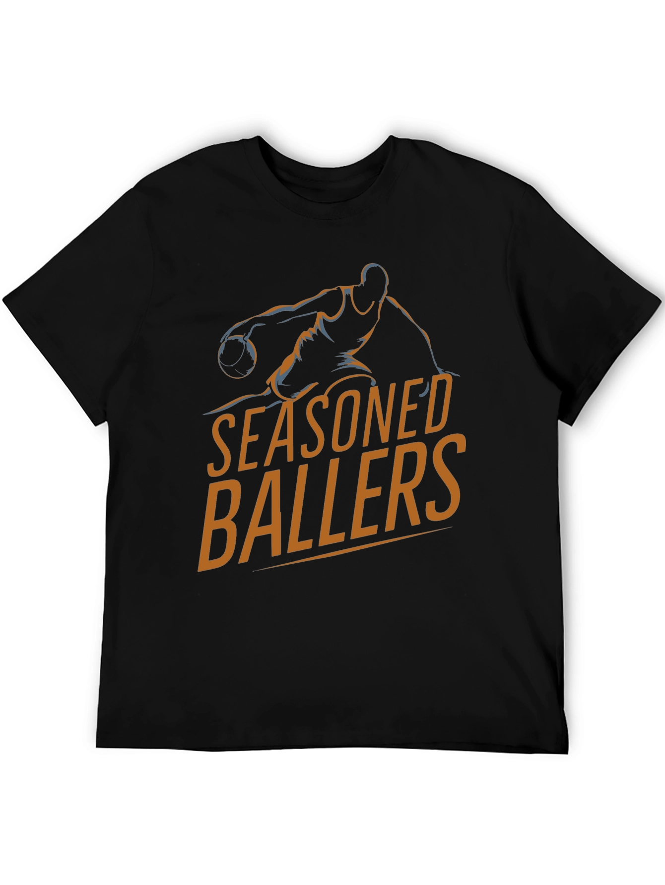 Seasoned Ballers Black Graphic Tee