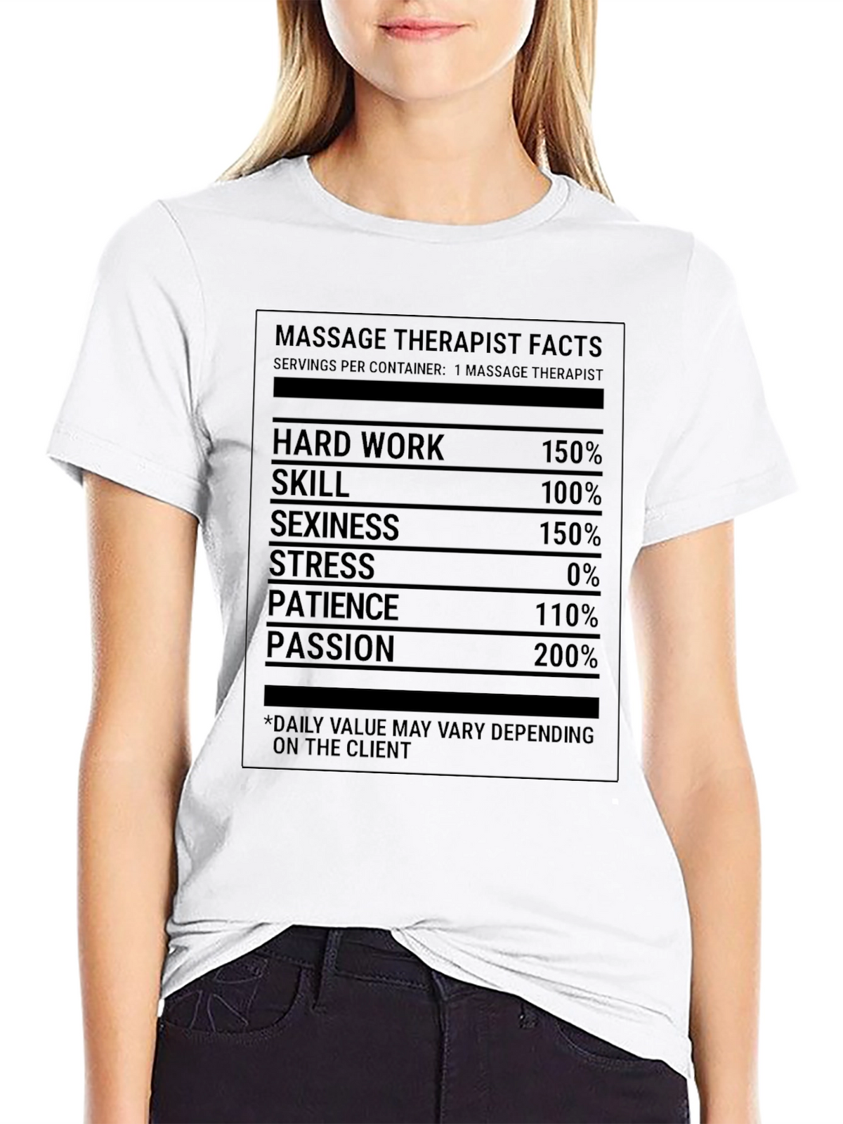 Massage Therapist Facts T-Shirt Funny Gift