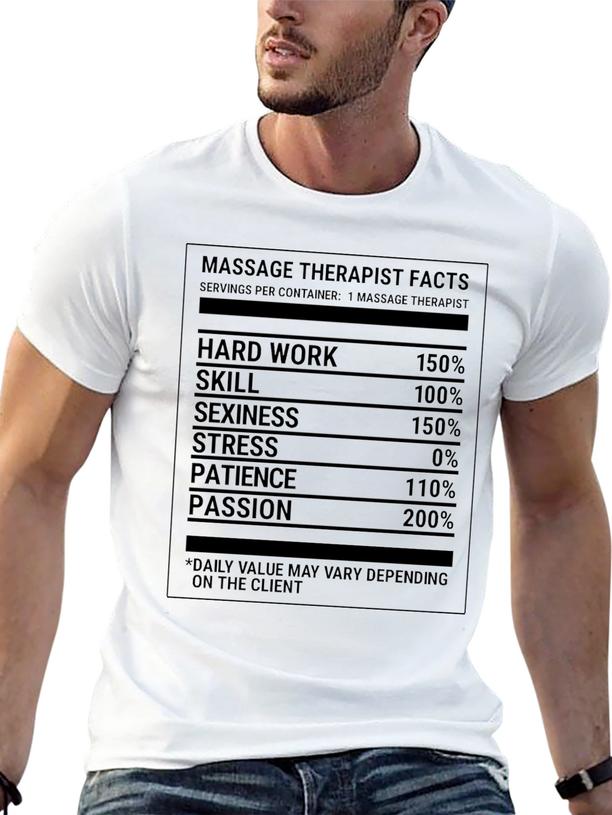 Massage Therapist Facts T-Shirt Funny Gift