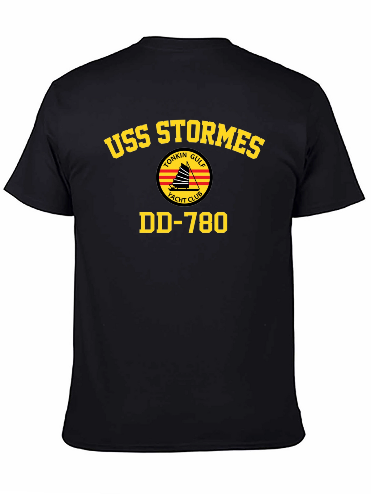 USS Stormes DD-780 Tonkin Gulf Yacht Club T-Shirt