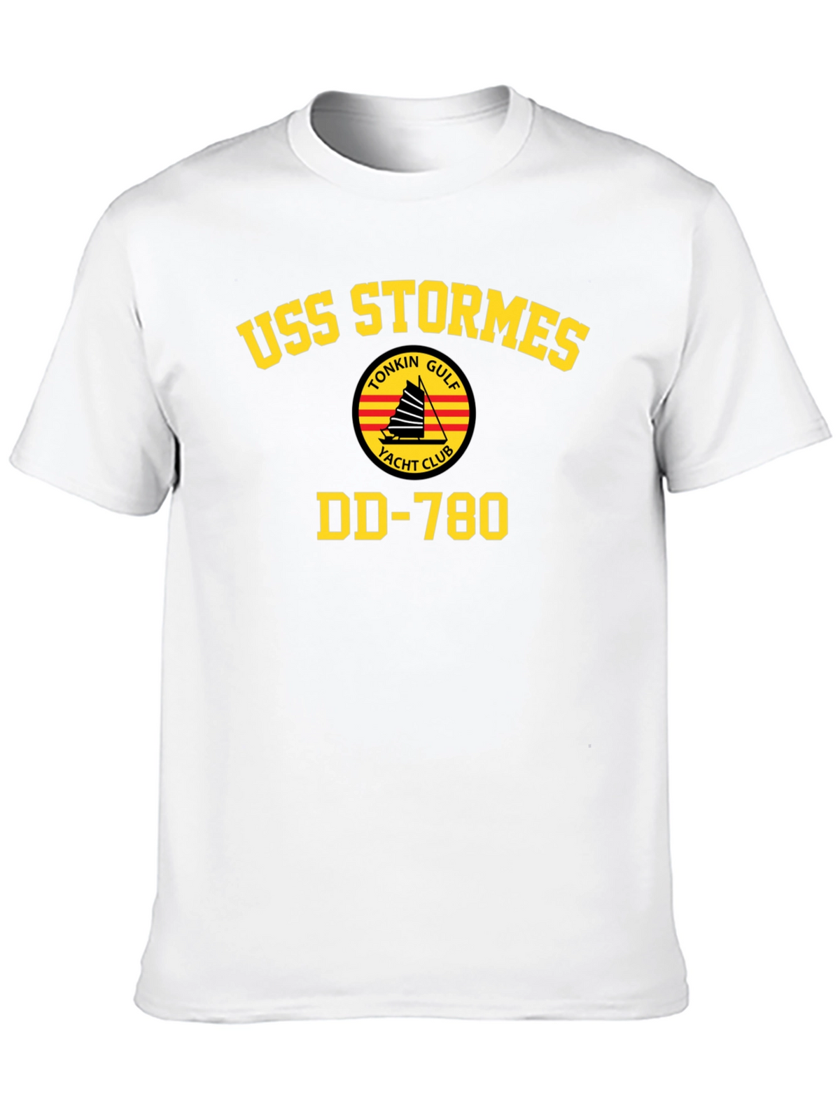 USS Stormes DD-780 Tonkin Gulf Yacht Club T-Shirt
