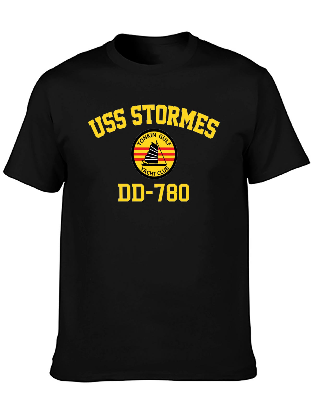 USS Stormes DD-780 Tonkin Gulf Yacht Club T-Shirt
