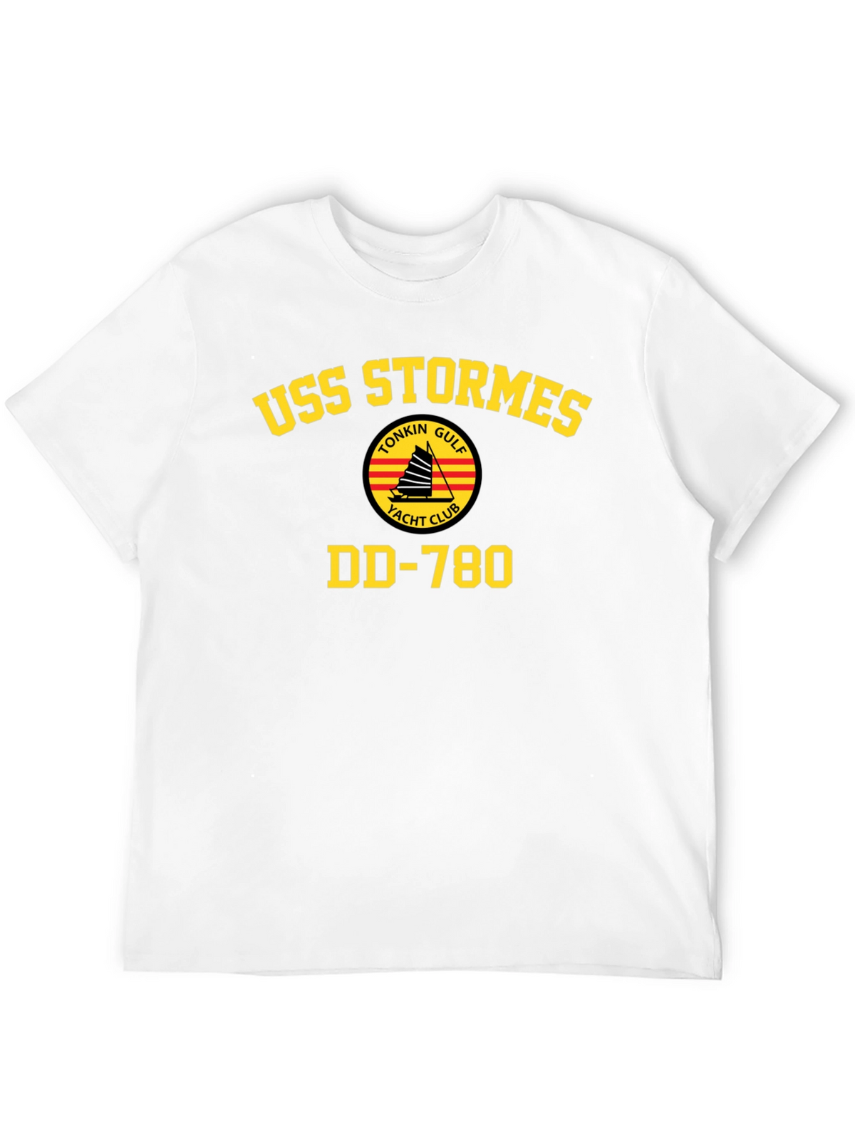 USS Stormes DD-780 Tonkin Gulf Yacht Club T-Shirt