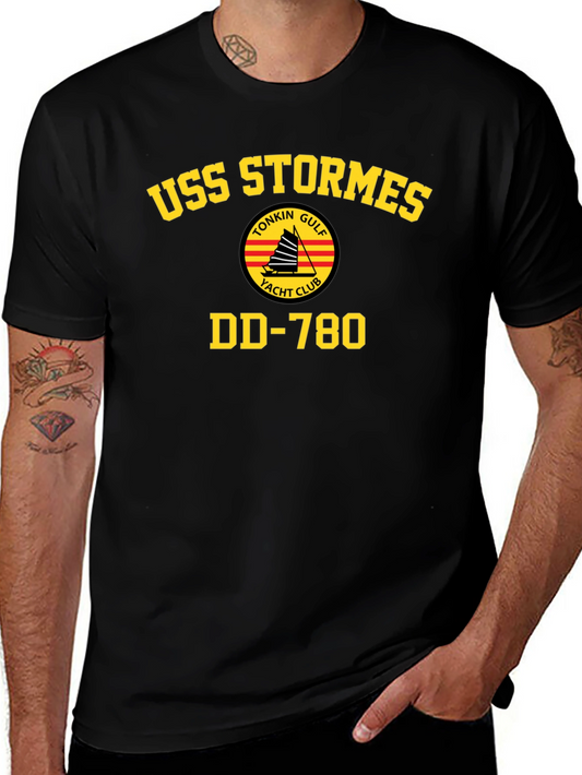 USS Stormes DD-780 Tonkin Gulf Yacht Club T-Shirt
