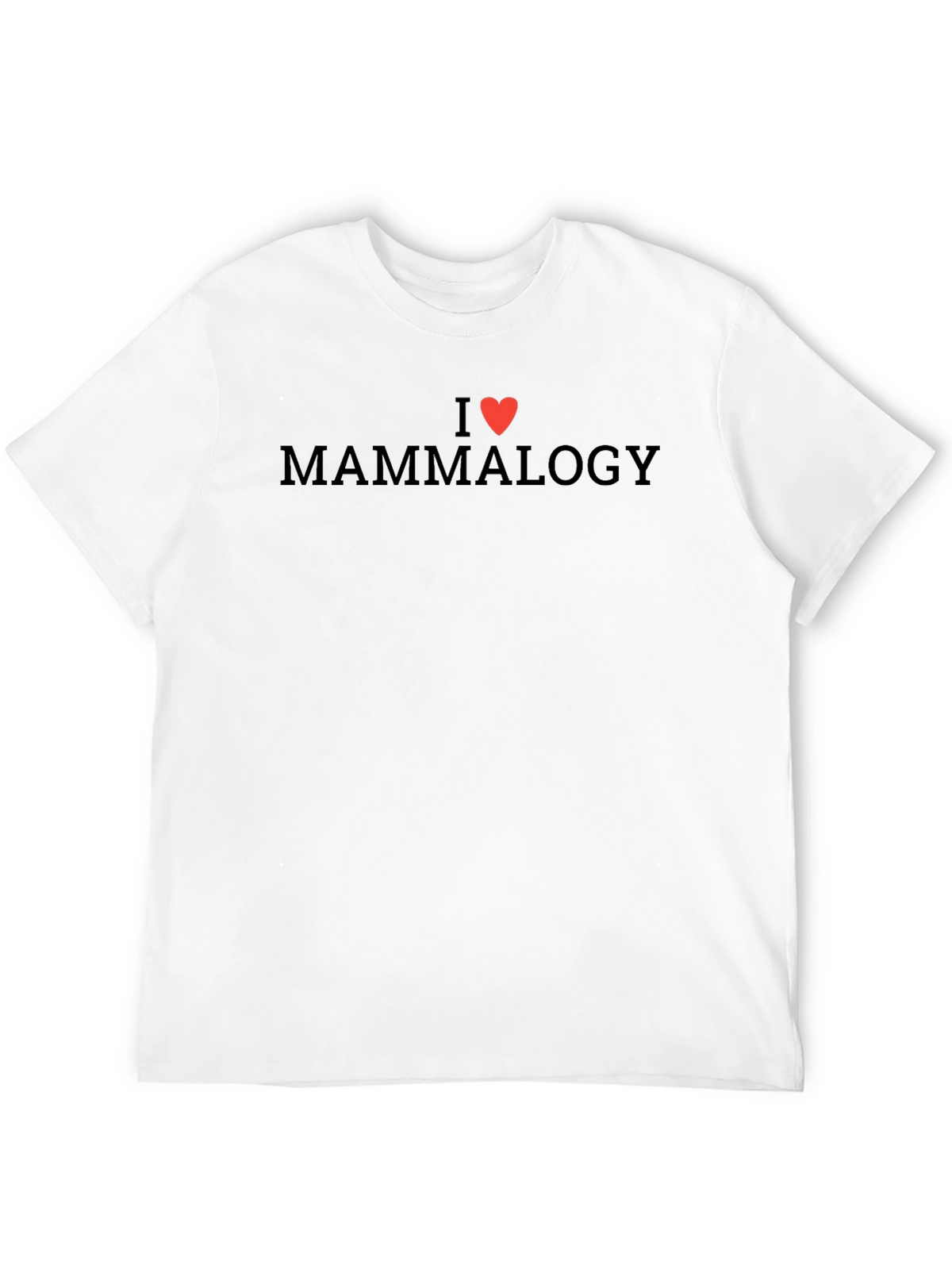 I Heart Mammalogy Black T-Shirt