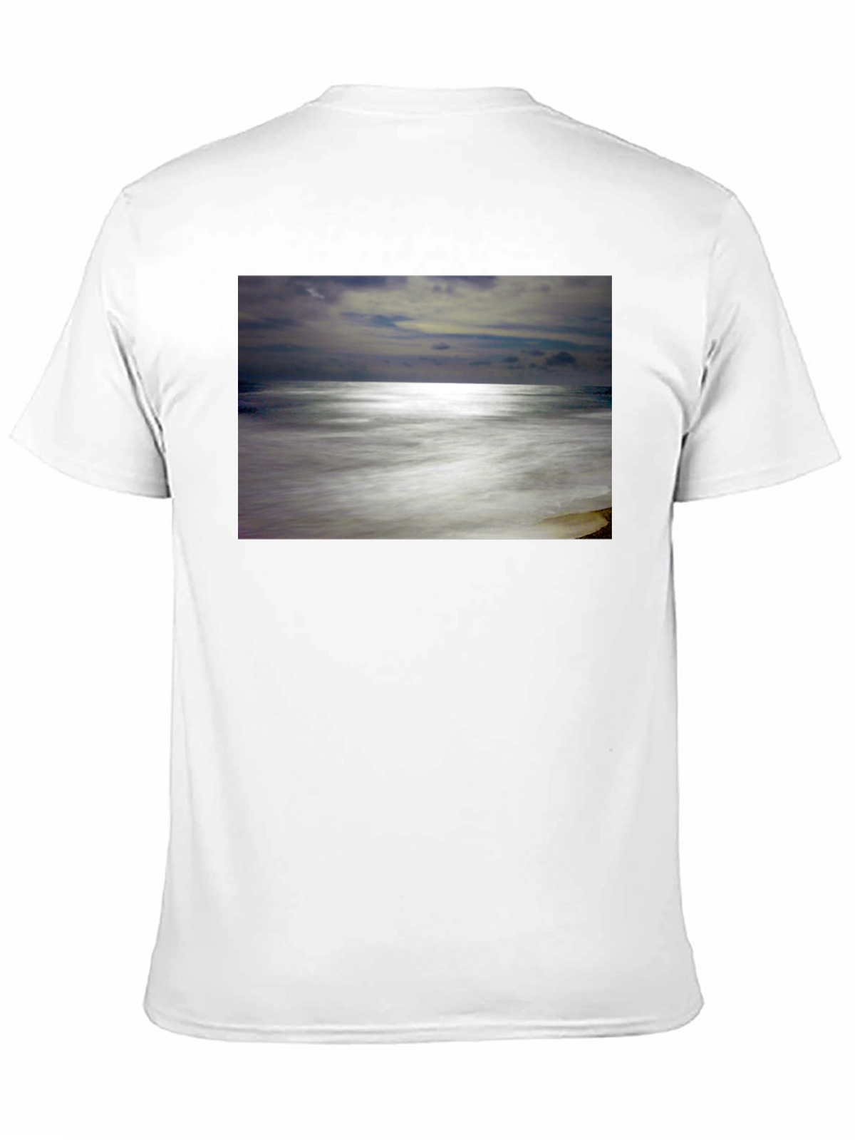 Ocean Scene Graphic Black T-Shirt