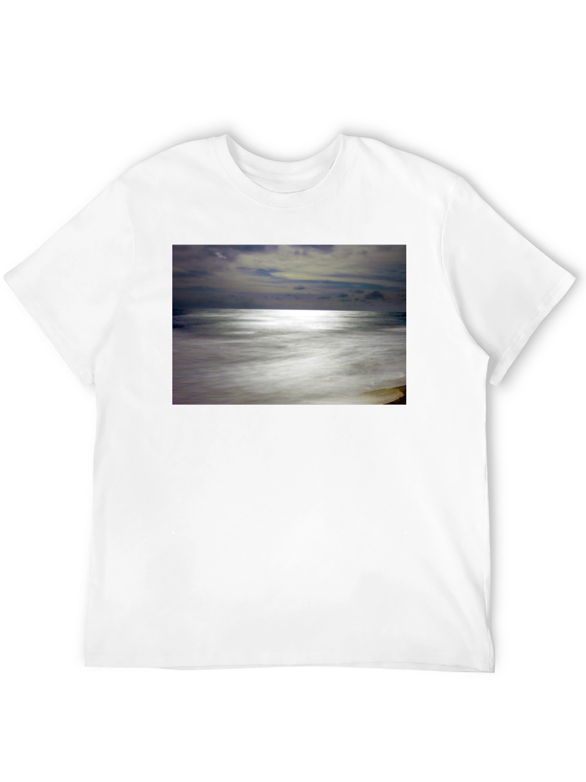 Ocean Scene Graphic Black T-Shirt