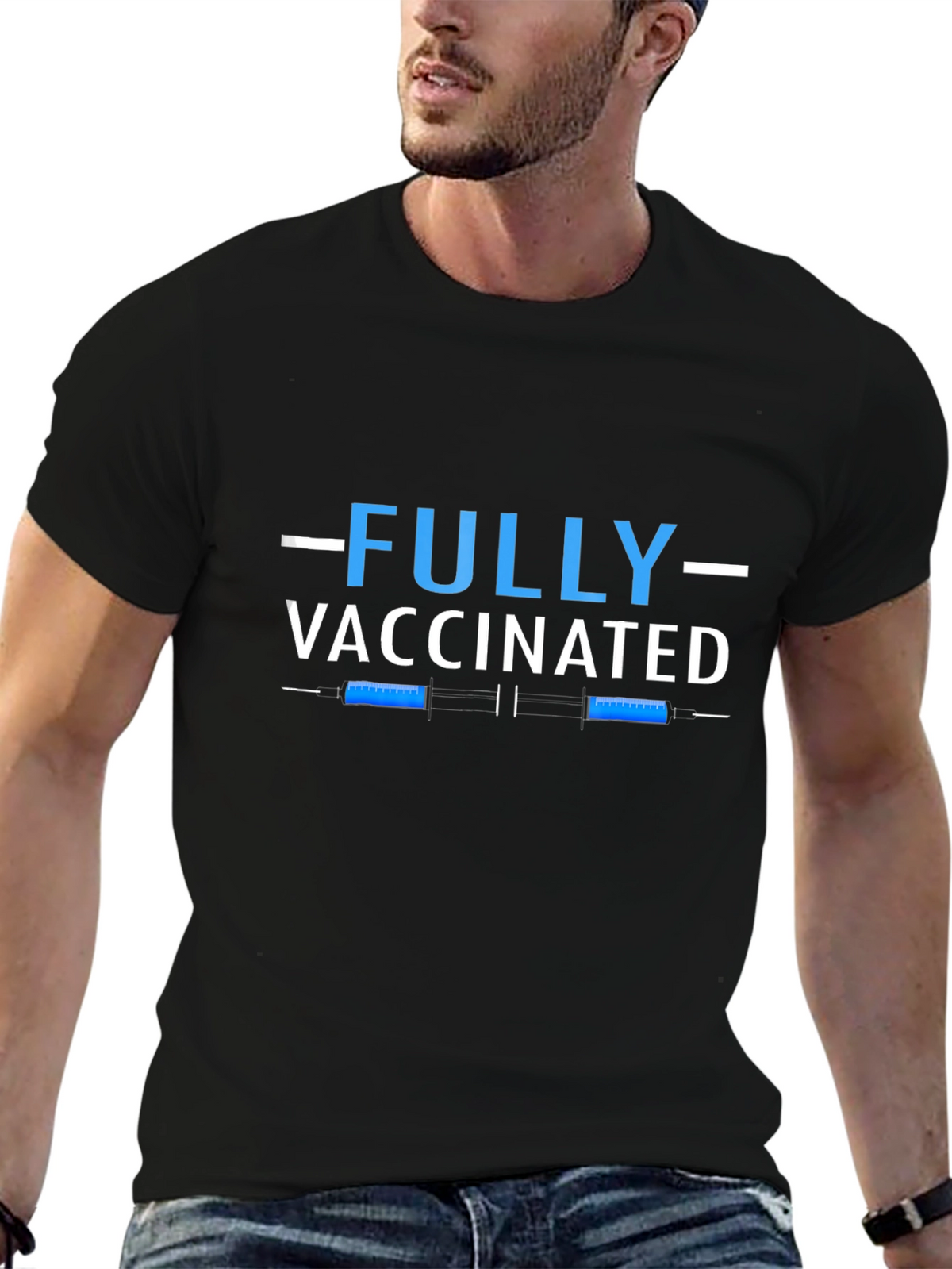 Fully Vaccinated T-Shirt - Vaccine Design