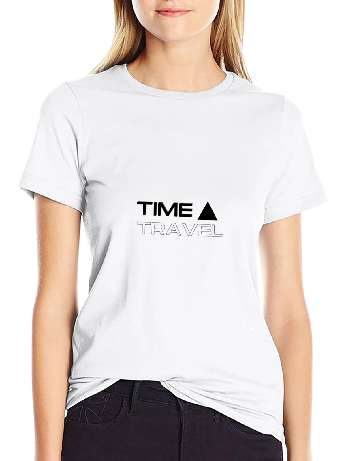 Time Travel Black T-Shirt