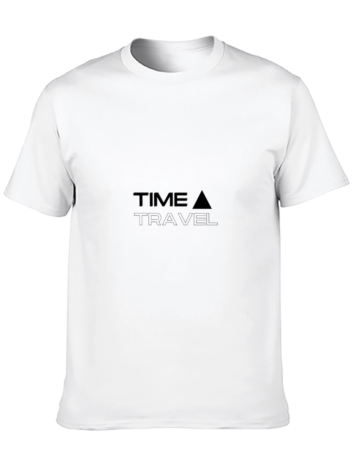 Time Travel Black T-Shirt